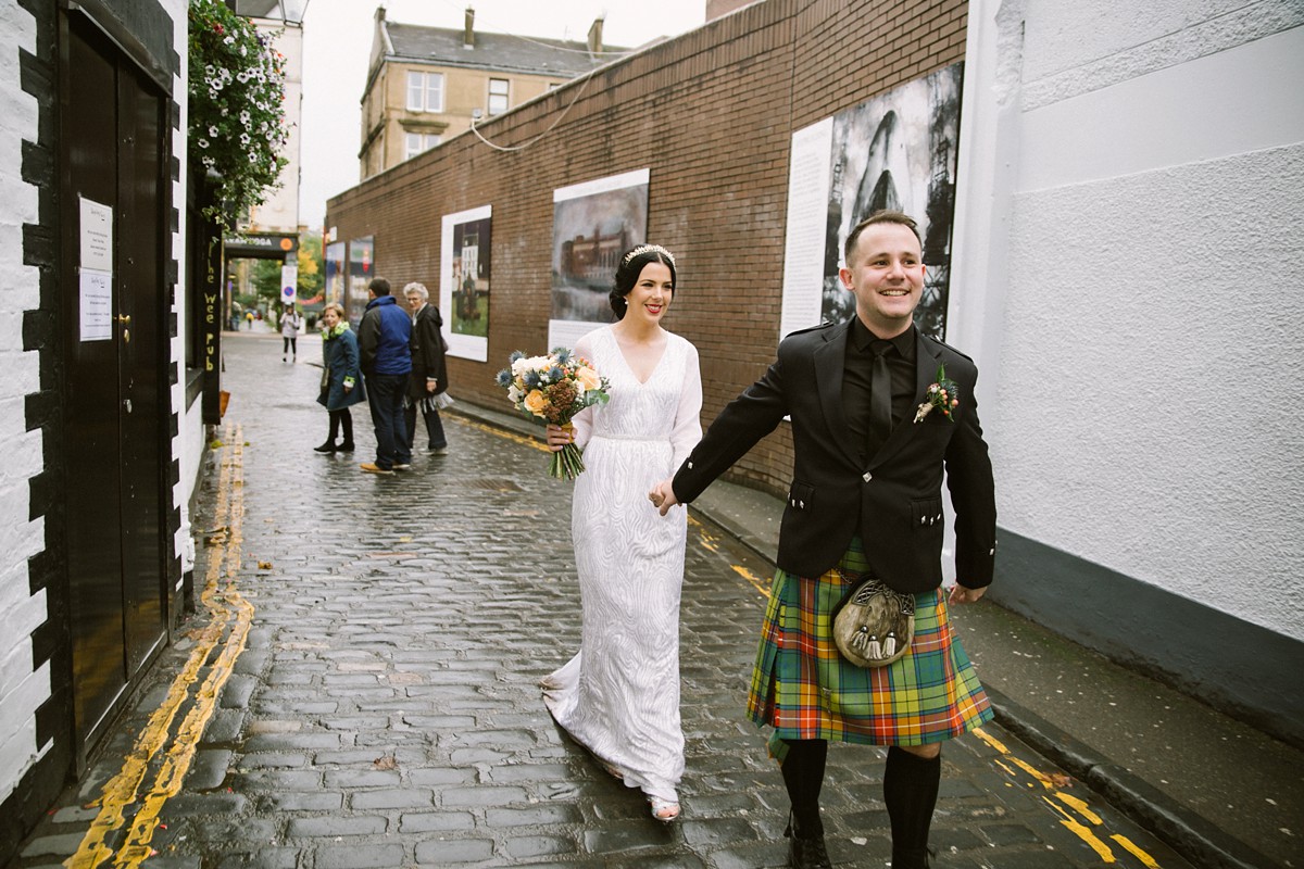 Small stylish intimate Scottish wedding 16