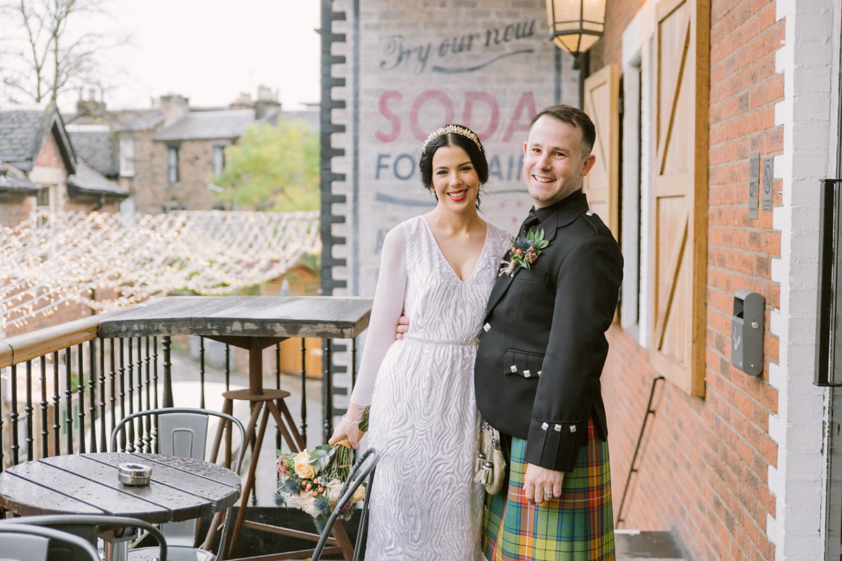 Small stylish intimate Scottish wedding 18