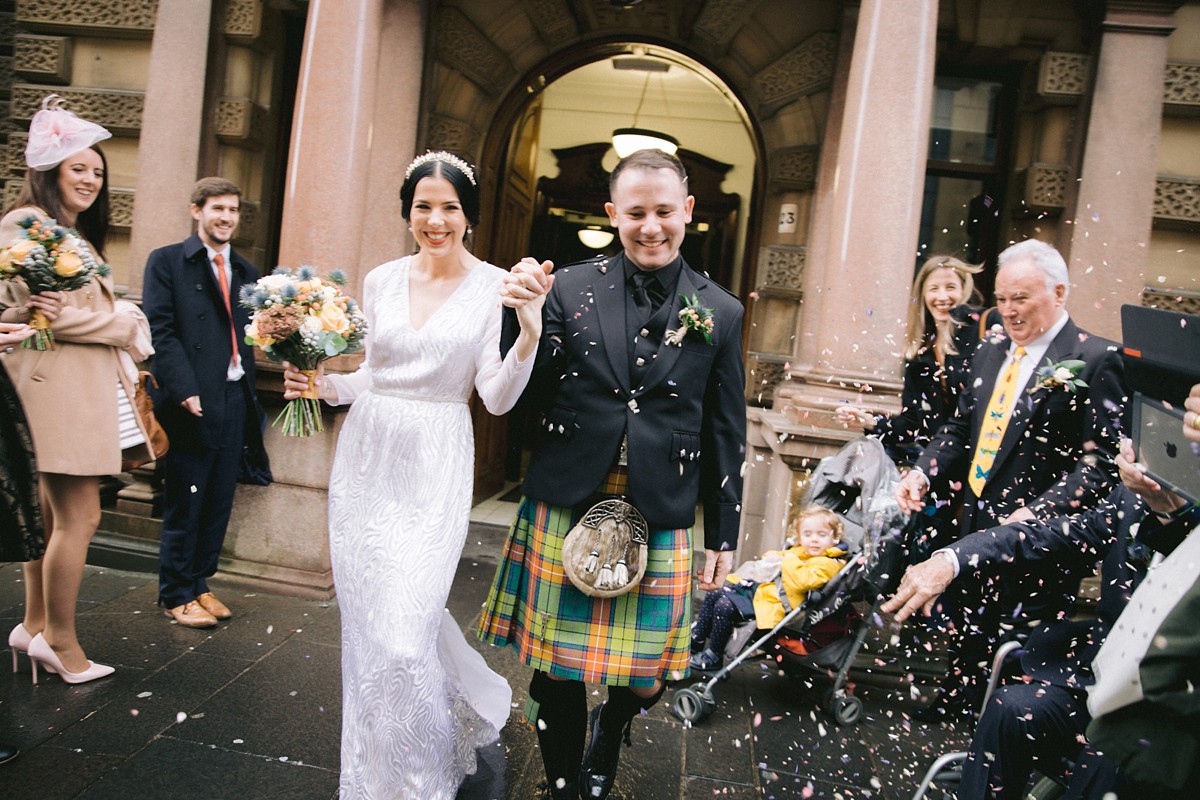 Small stylish intimate Scottish wedding 5