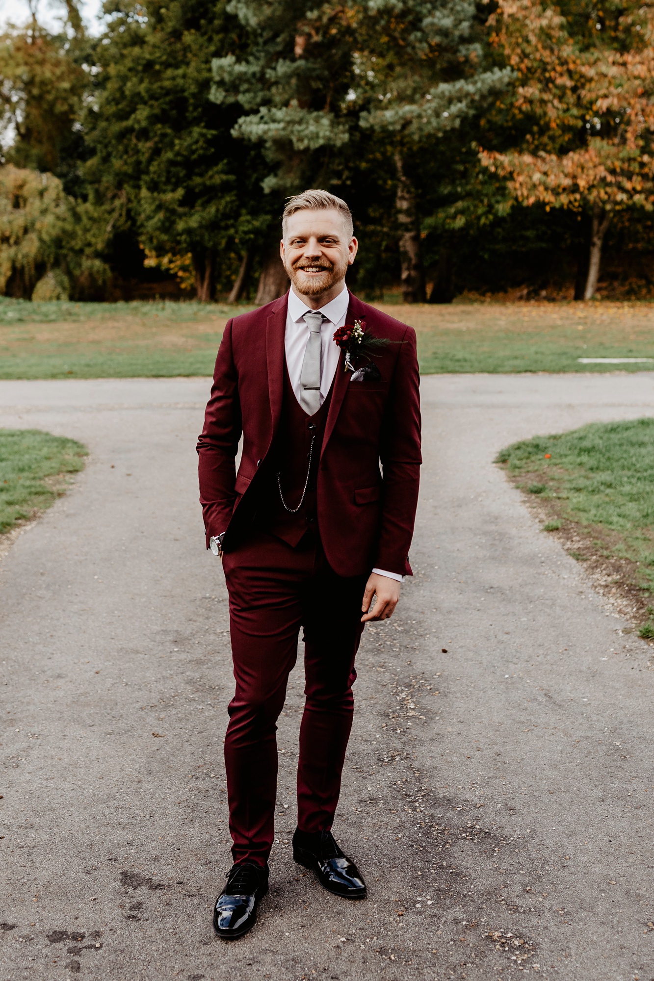 10 Grace Loves Lace bride Autumn Barn Wedding