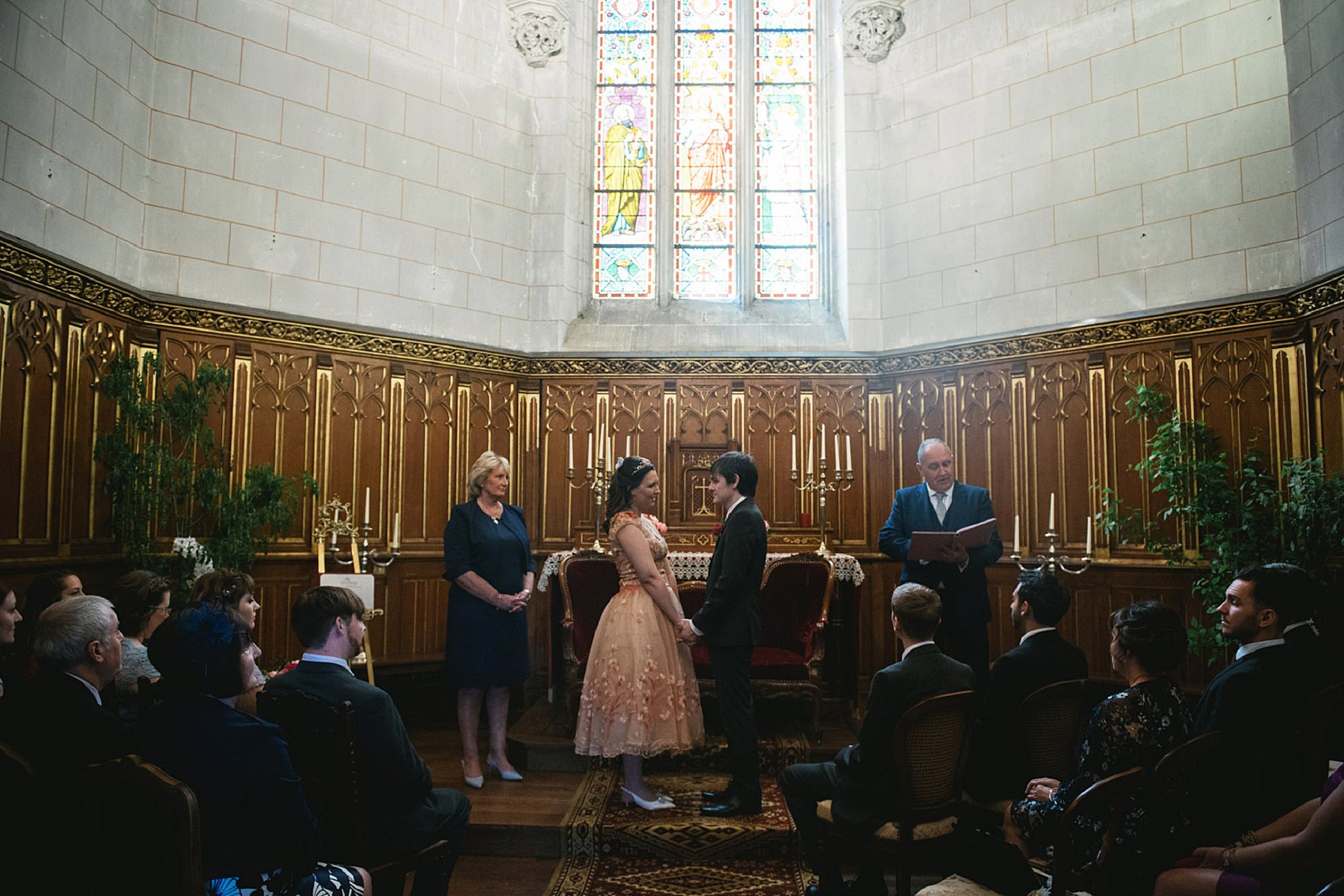 11.Pink romantic Joanne Fleming wedding dress