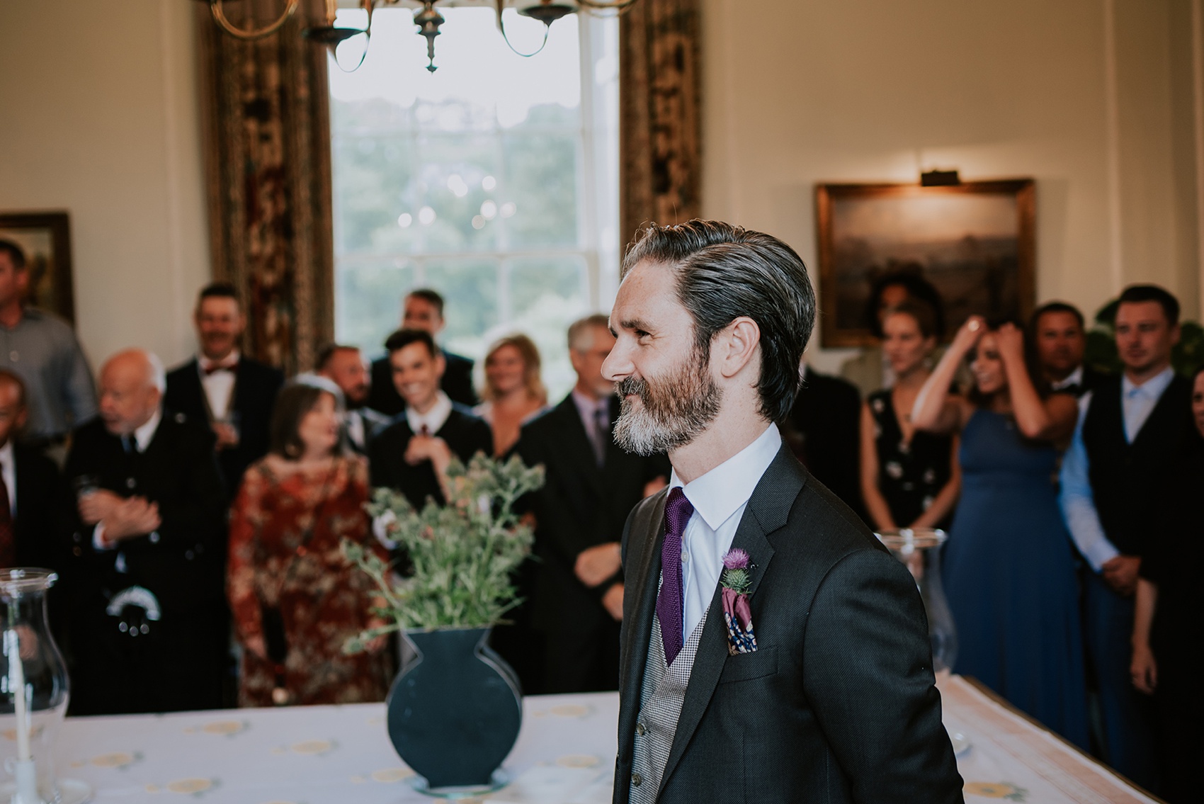 12 BHLDN dress natural botanical castle wedding Scotland