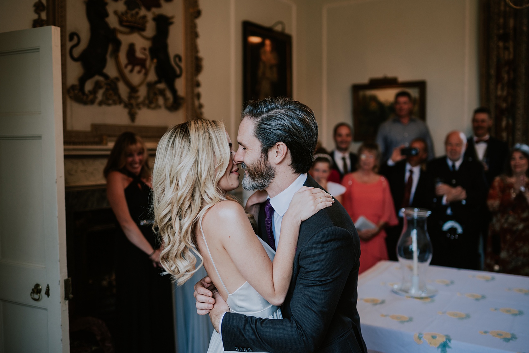 14 BHLDN dress natural botanical castle wedding Scotland