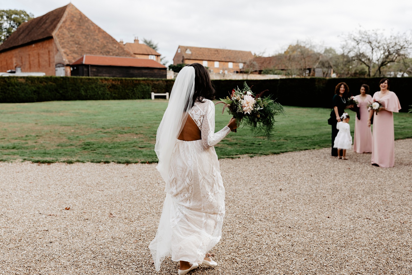 14 Grace Loves Lace bride Autumn Barn Wedding