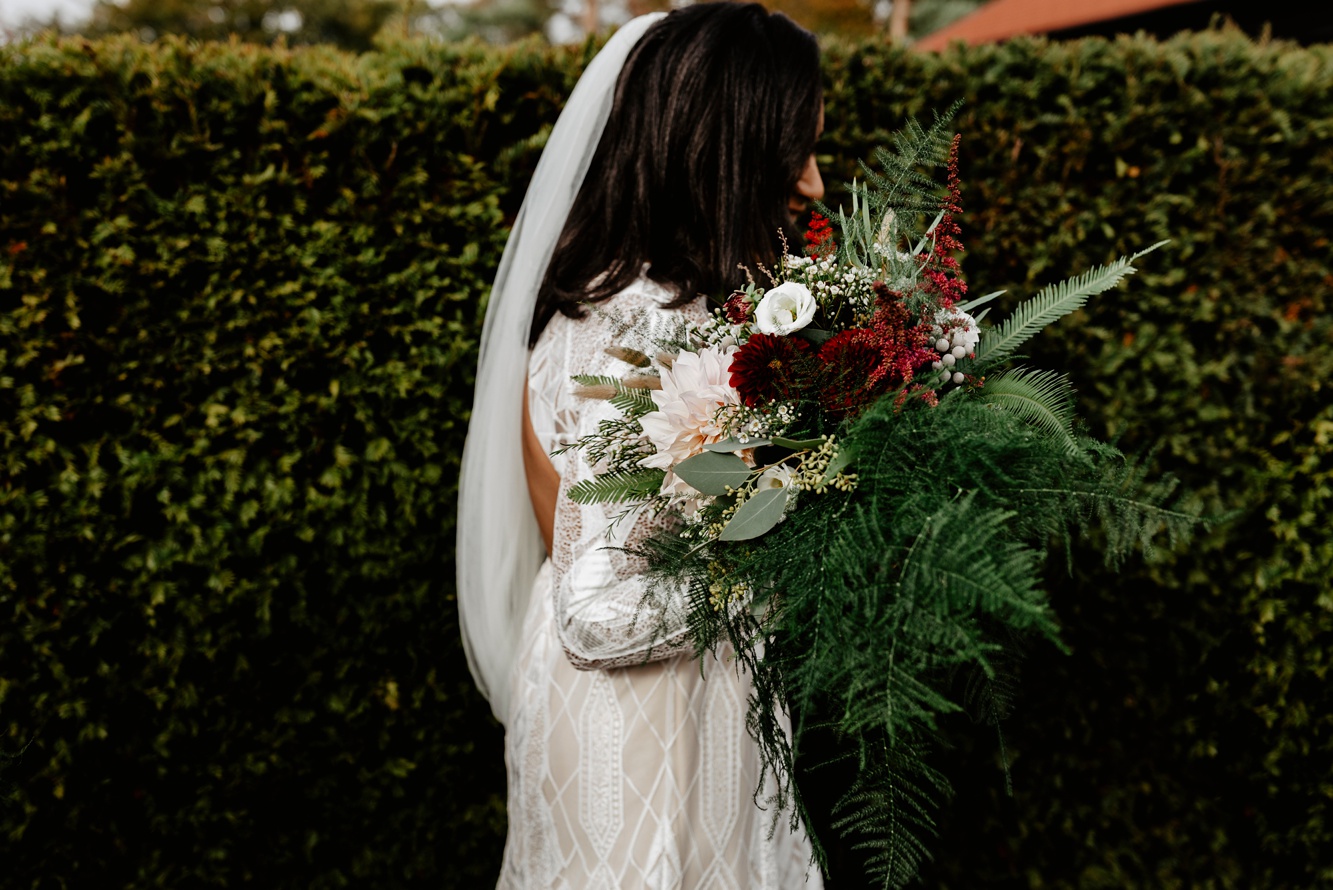 16 Grace Loves Lace bride Autumn Barn Wedding