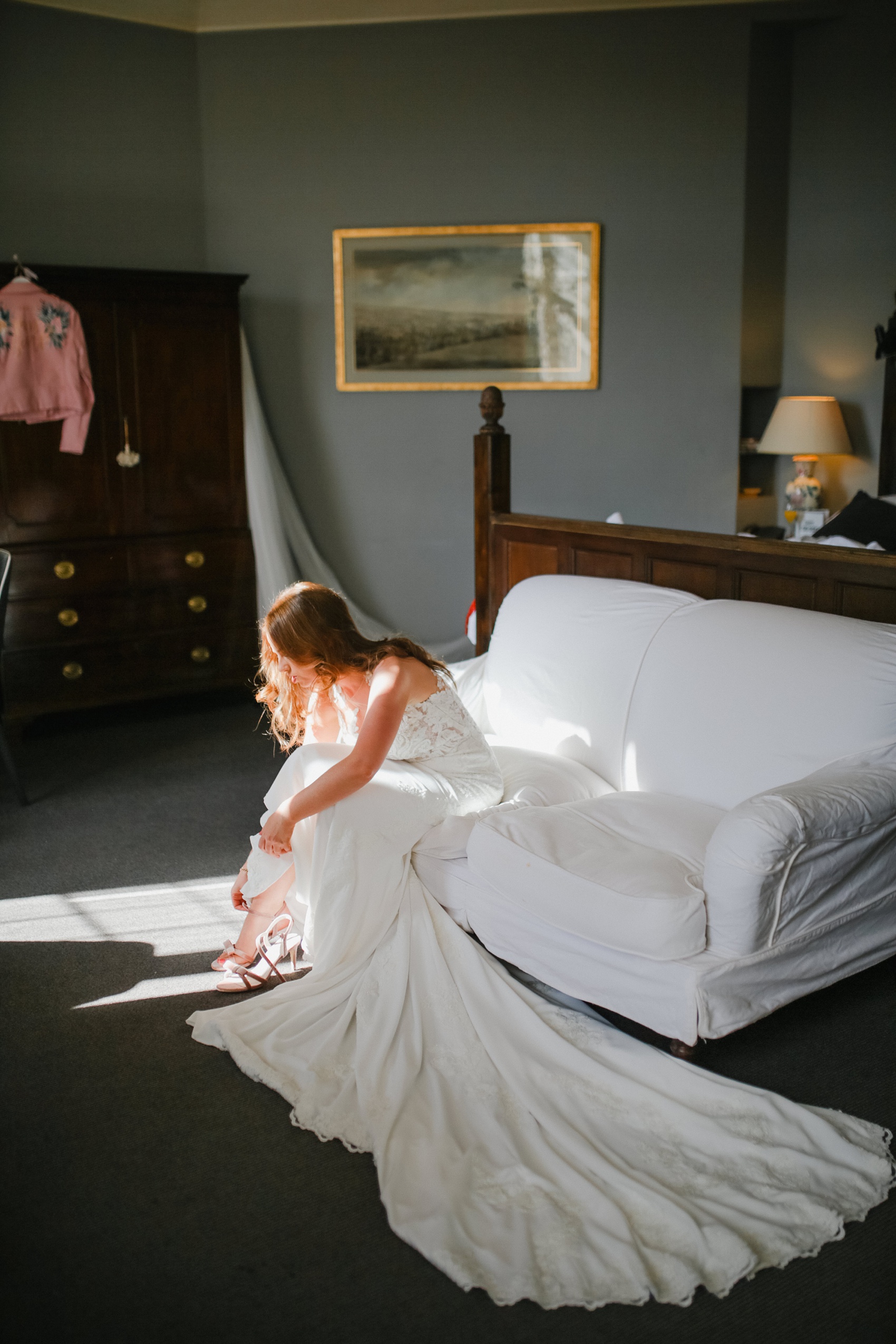 16 St Patrick dress Askham Hall wedding Lake District