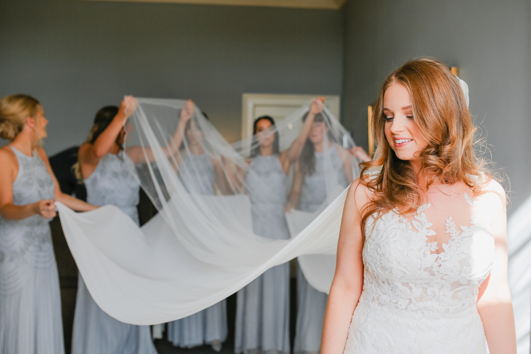 19 St Patrick dress Askham Hall wedding Lake District