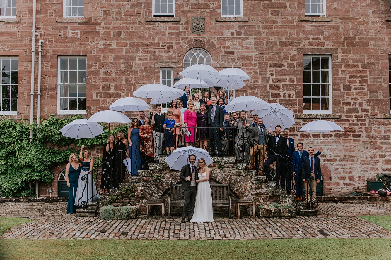 21 BHLDN dress natural botanical castle wedding Scotland