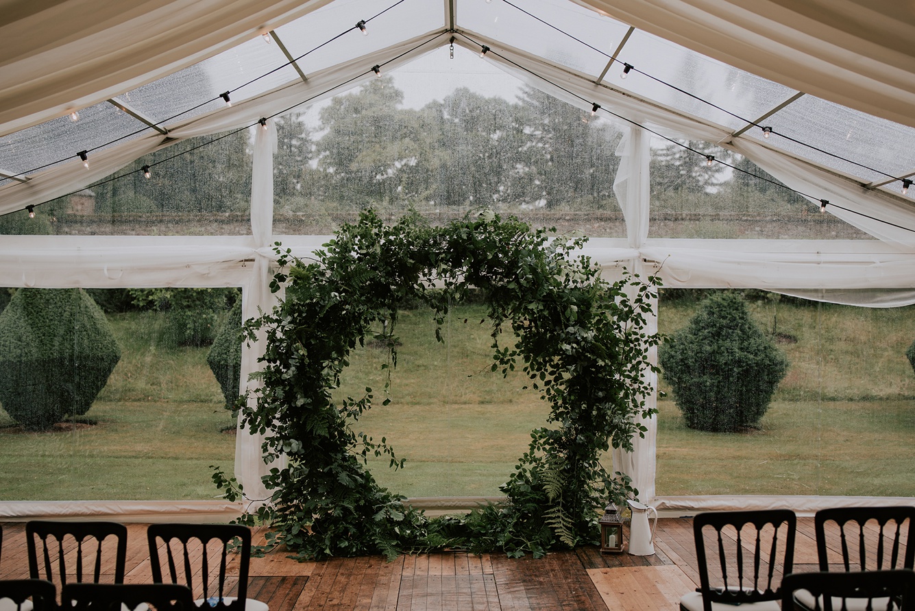 22 BHLDN dress natural botanical castle wedding Scotland