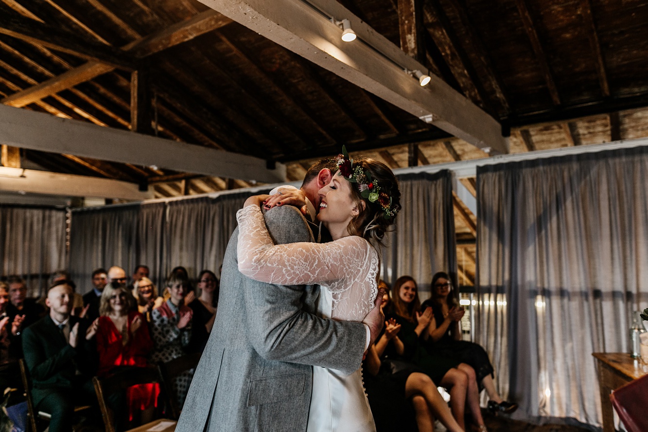 22 Rolling in Roses Dress seaside wedding Whitstable Kent