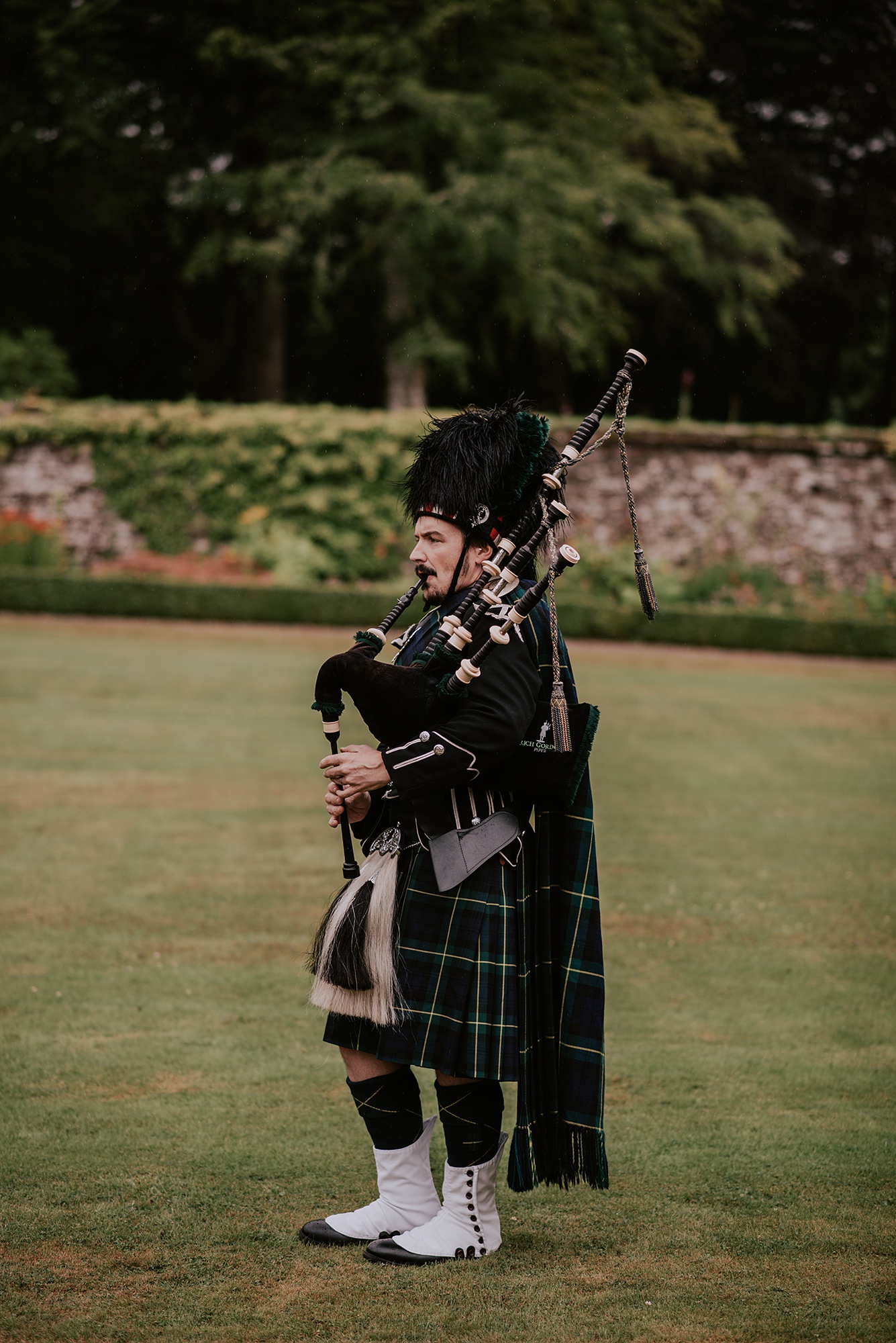 24 BHLDN dress natural botanical castle wedding Scotland