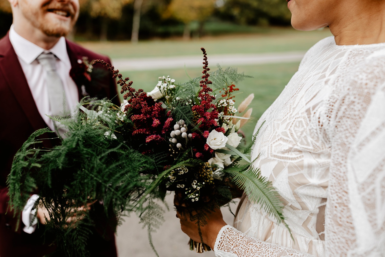 24 Grace Loves Lace bride Autumn Barn Wedding