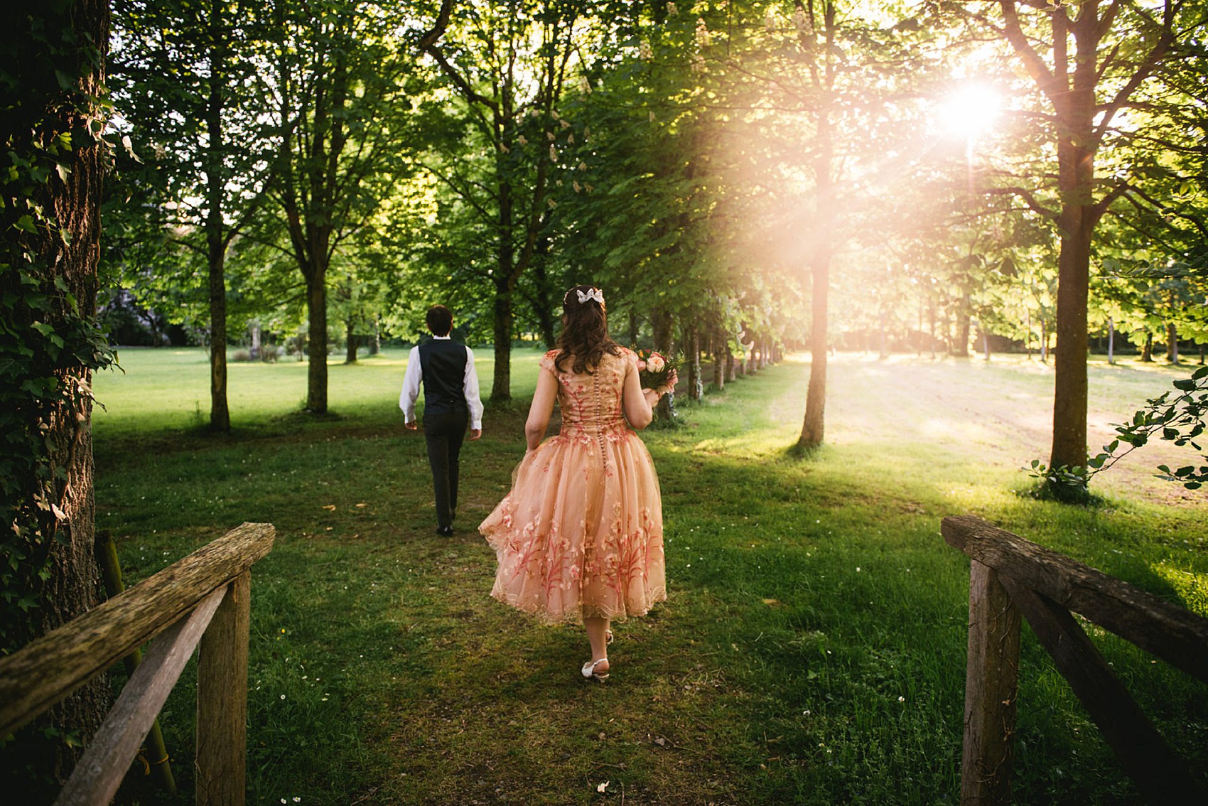 24.Pink romantic Joanne Fleming wedding dress