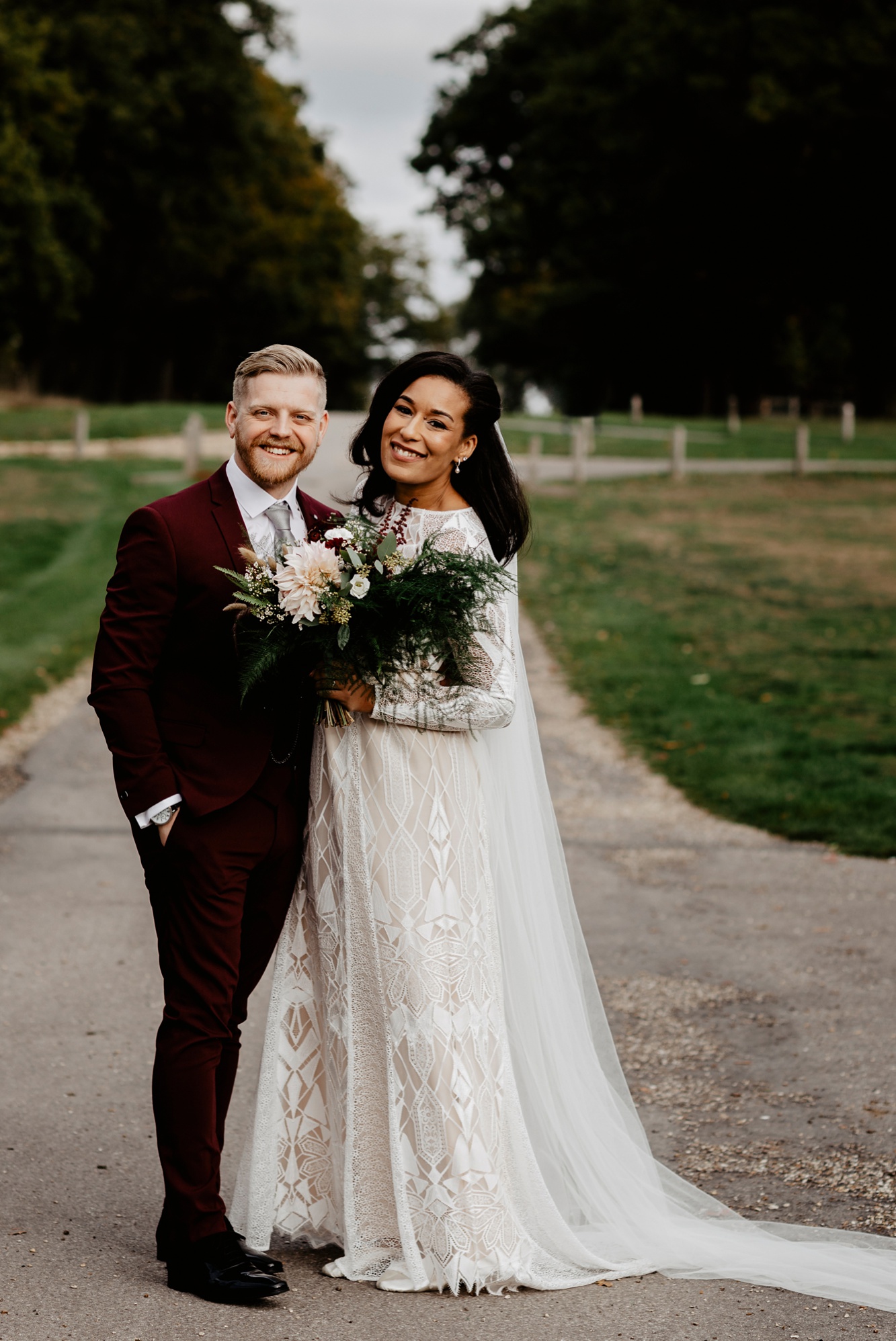25 Grace Loves Lace bride Autumn Barn Wedding
