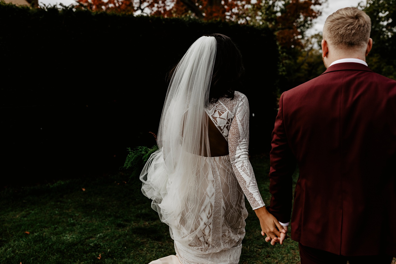 28 Grace Loves Lace bride Autumn Barn Wedding