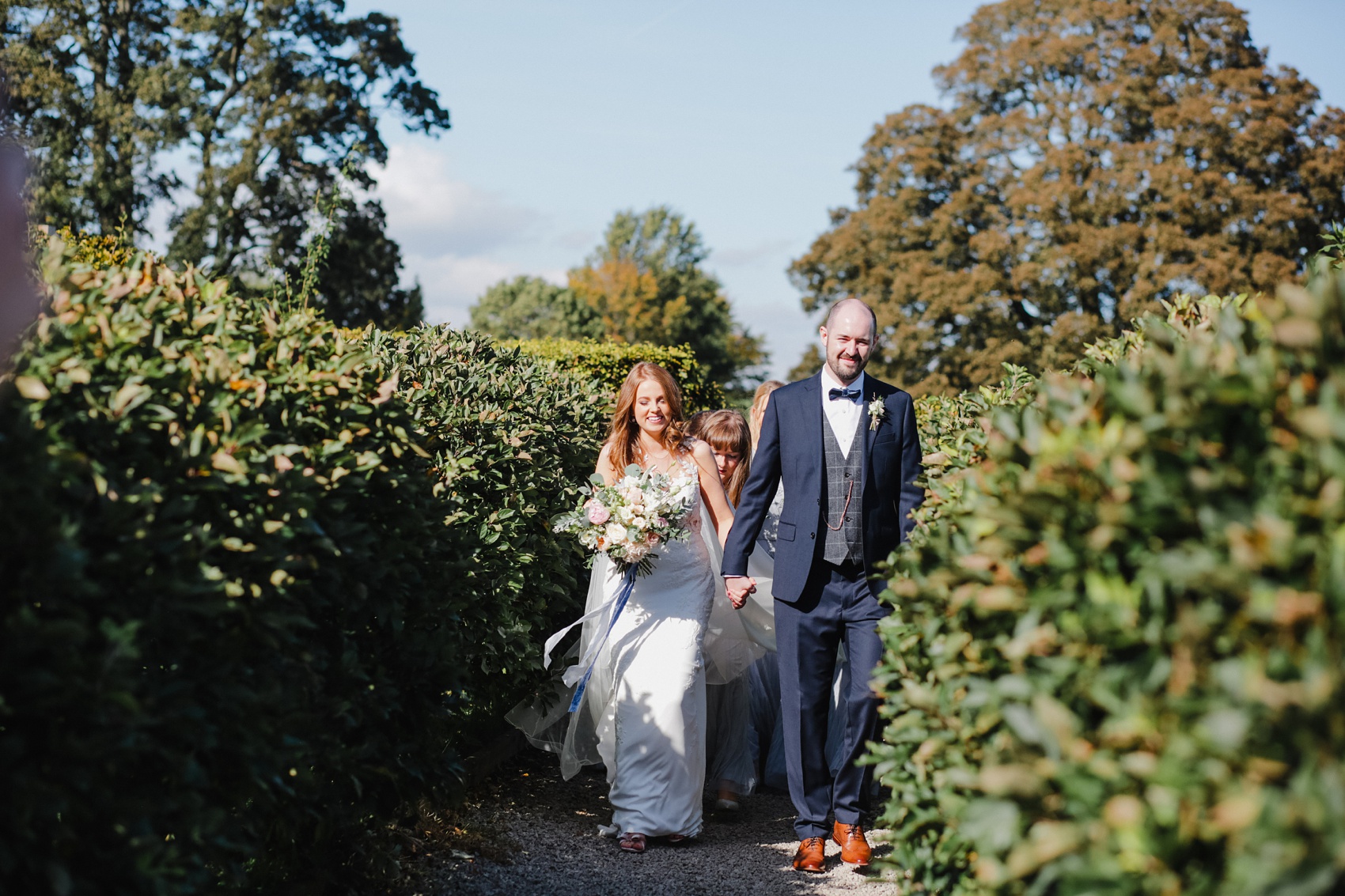 28 St Patrick dress Askham Hall wedding Lake District