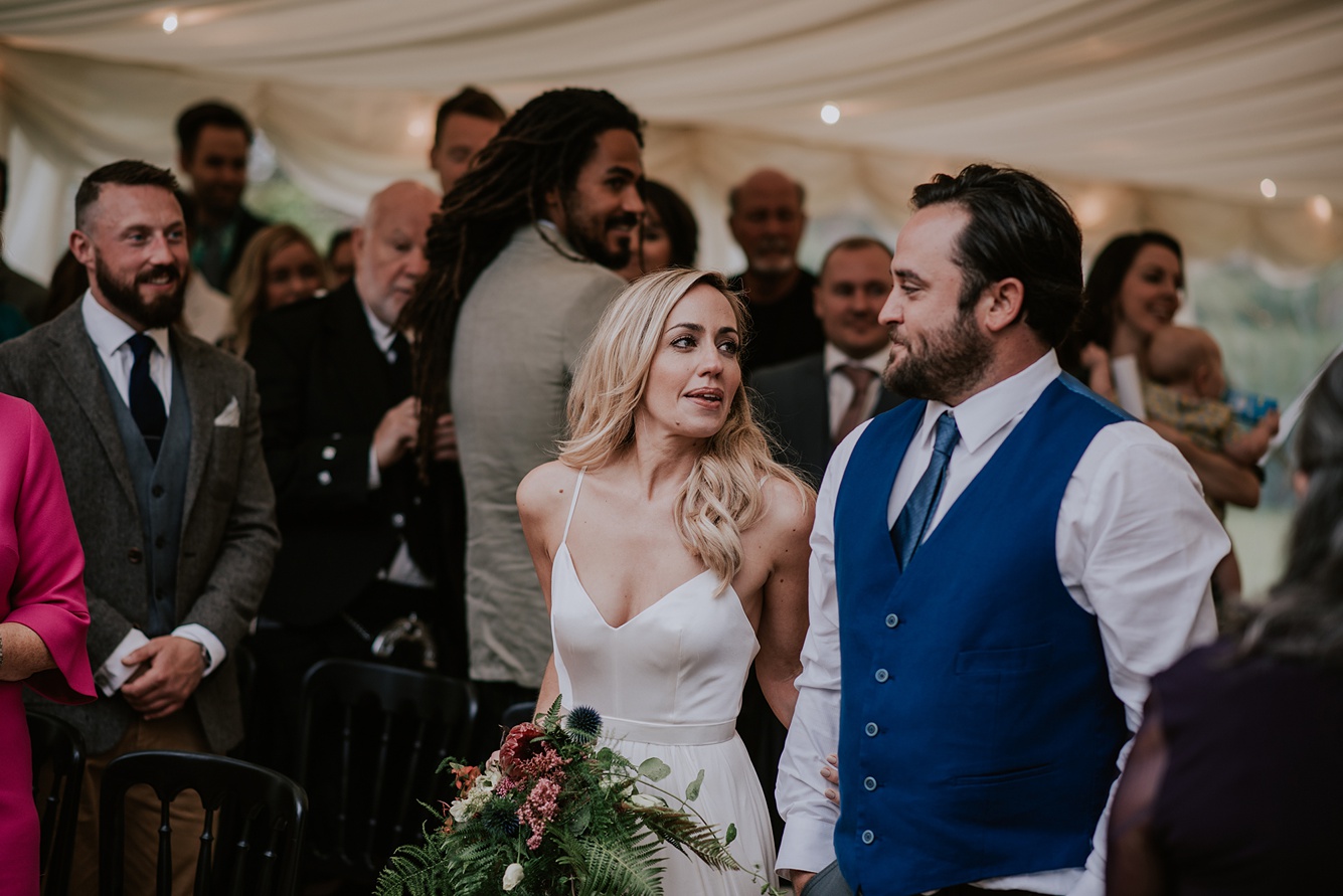 29 BHLDN dress natural botanical castle wedding Scotland