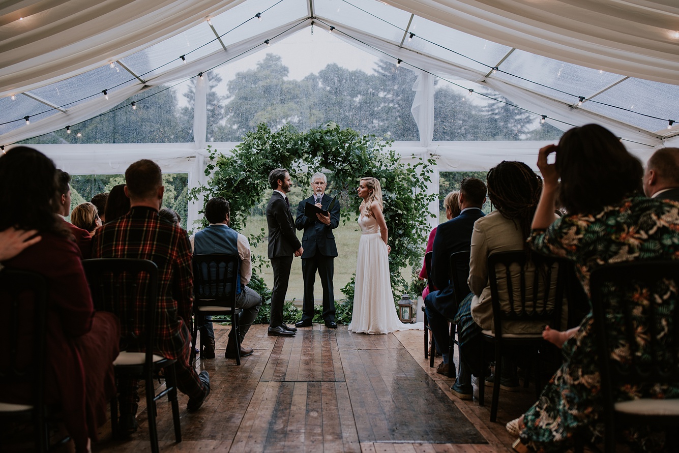 30 BHLDN dress natural botanical castle wedding Scotland