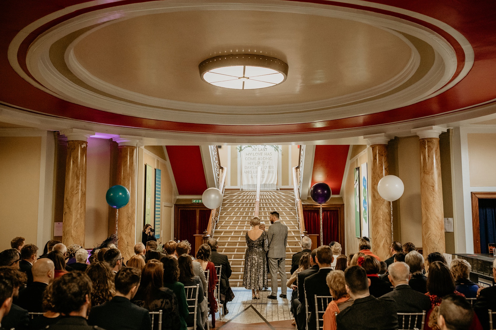 30 Rowan Joy sequin dress Art Deco Humanist City Wedding Edinburgh
