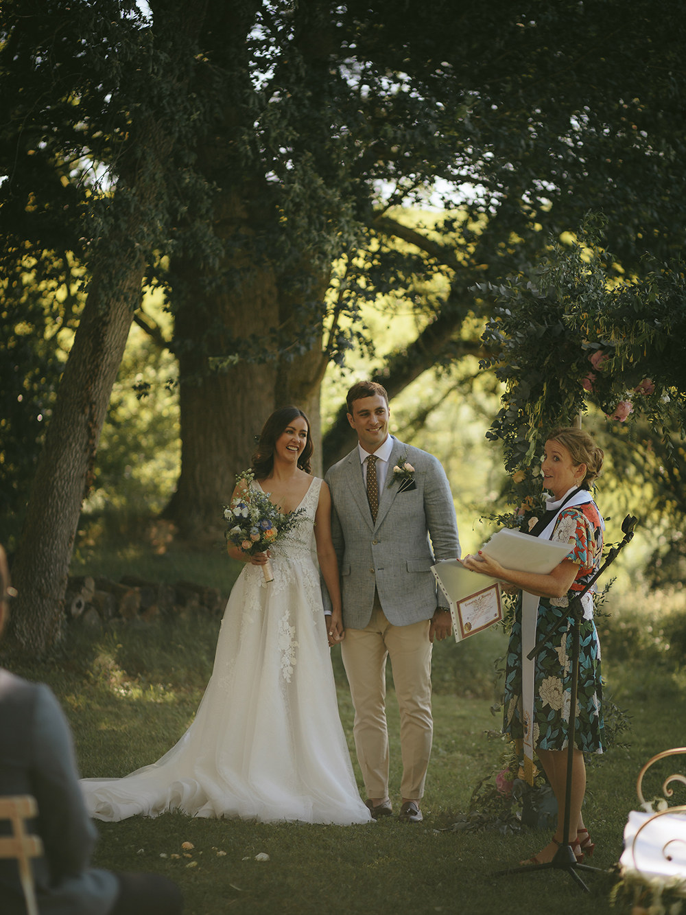 31 Pool party wedding France Chateau de Lartigolle