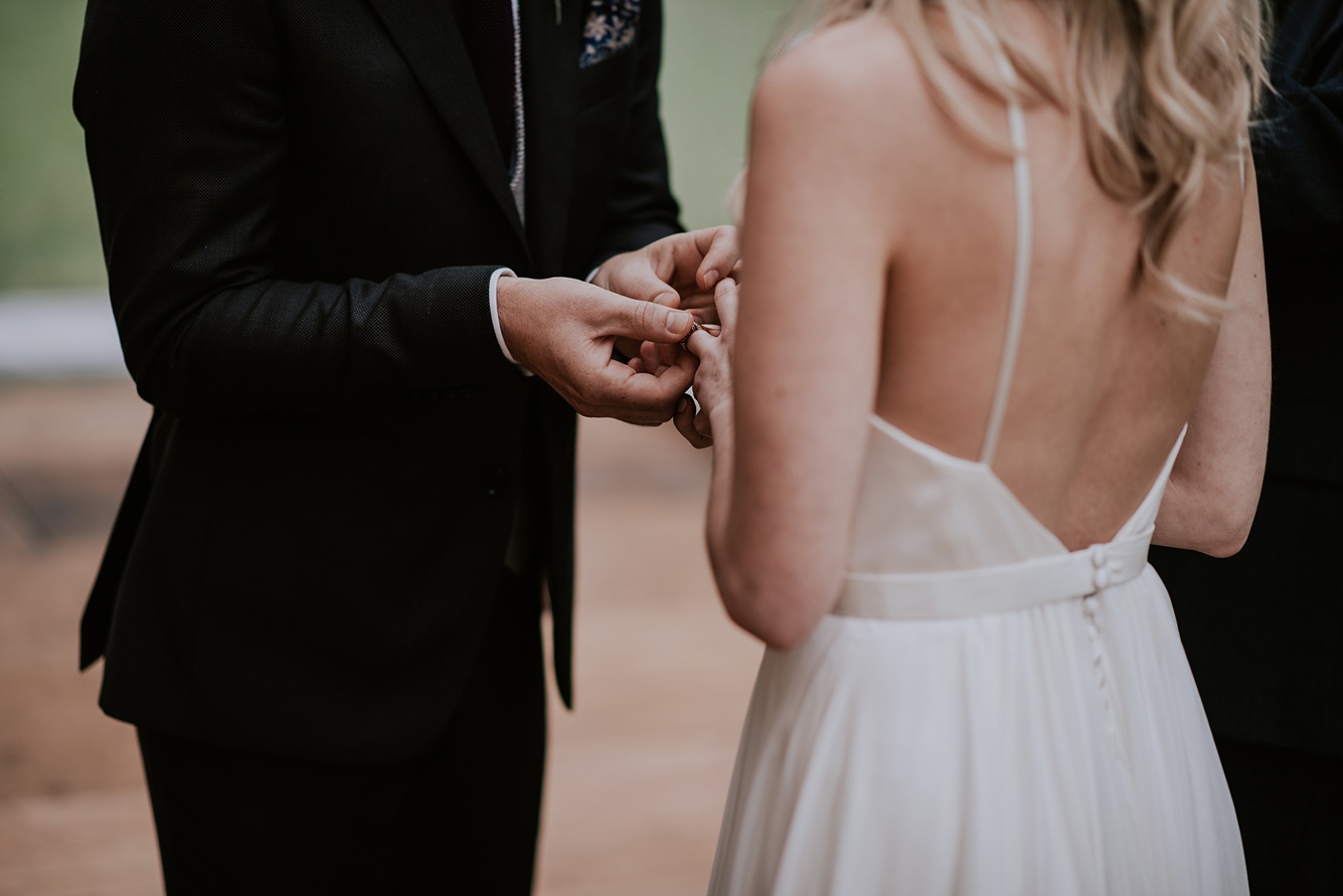 32 BHLDN dress natural botanical castle wedding Scotland