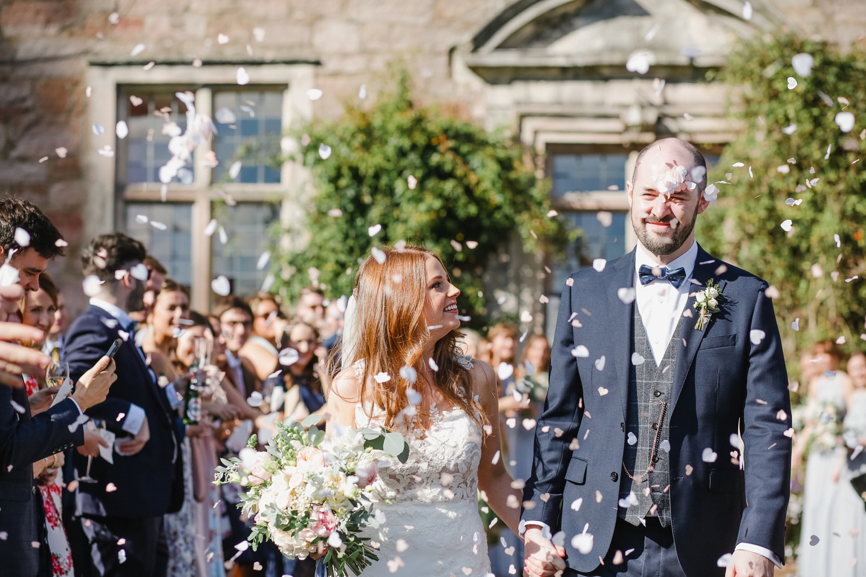 32 St Patrick dress Askham Hall wedding Lake District