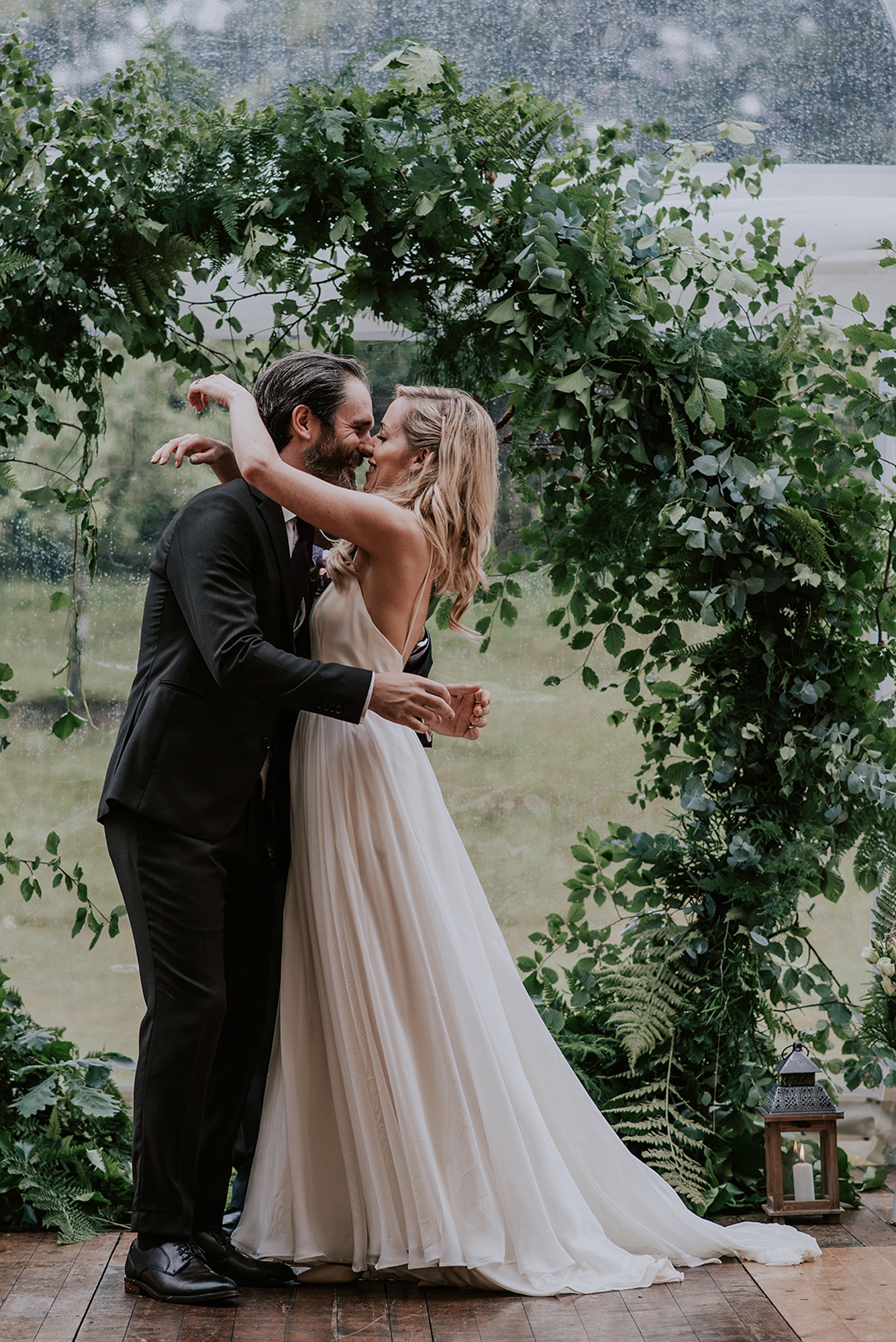 34 BHLDN dress natural botanical castle wedding Scotland