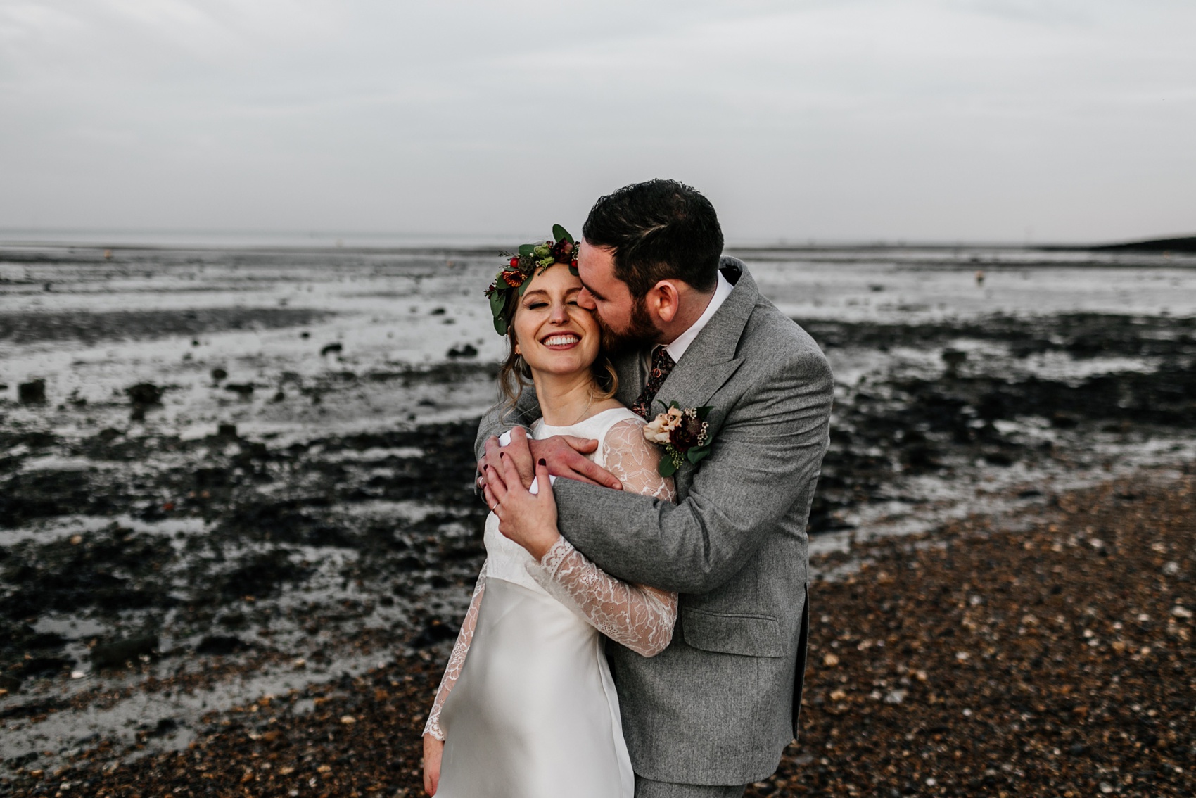 38 Rolling in Roses Dress seaside wedding Whitstable Kent