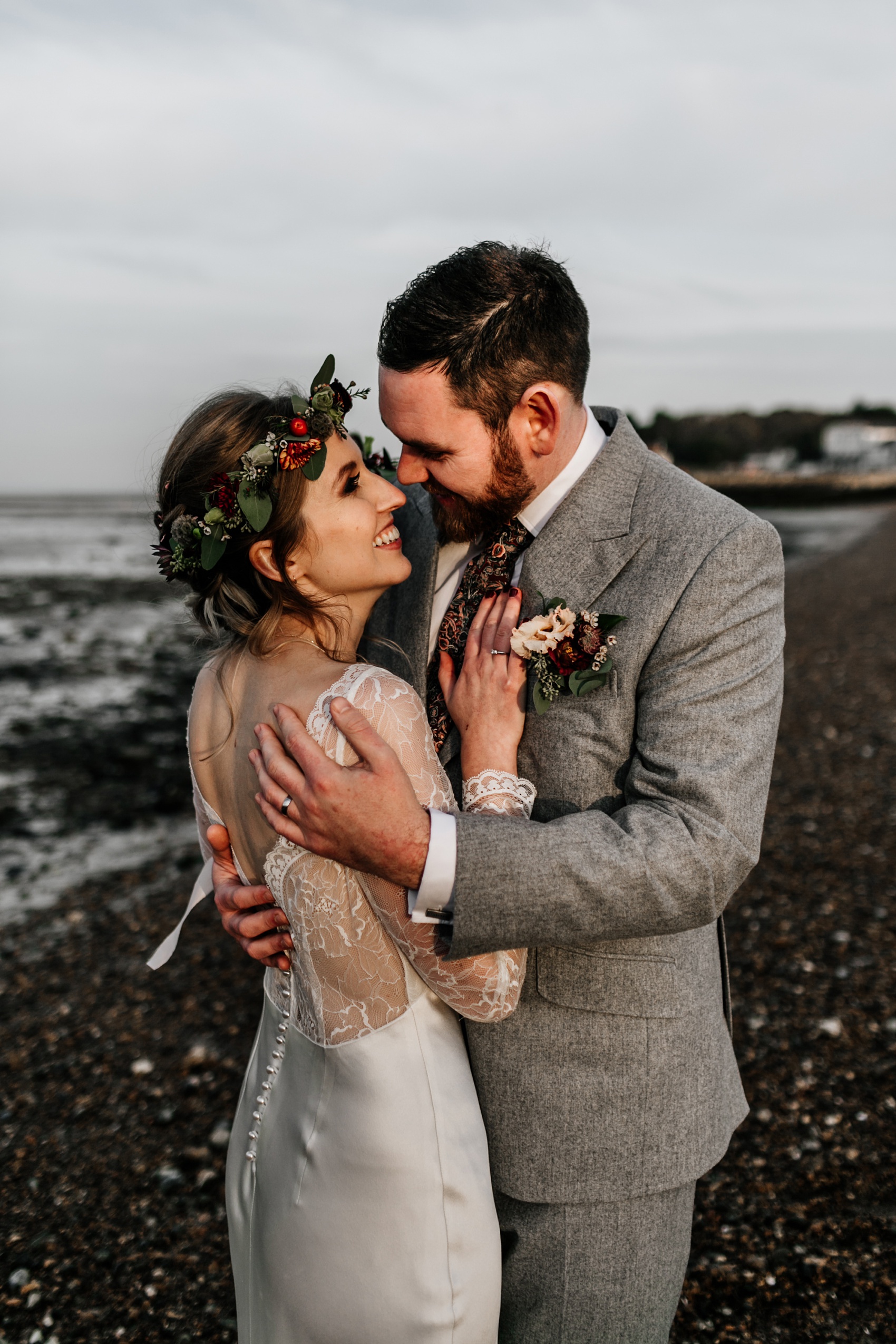 39 Rolling in Roses Dress seaside wedding Whitstable Kent