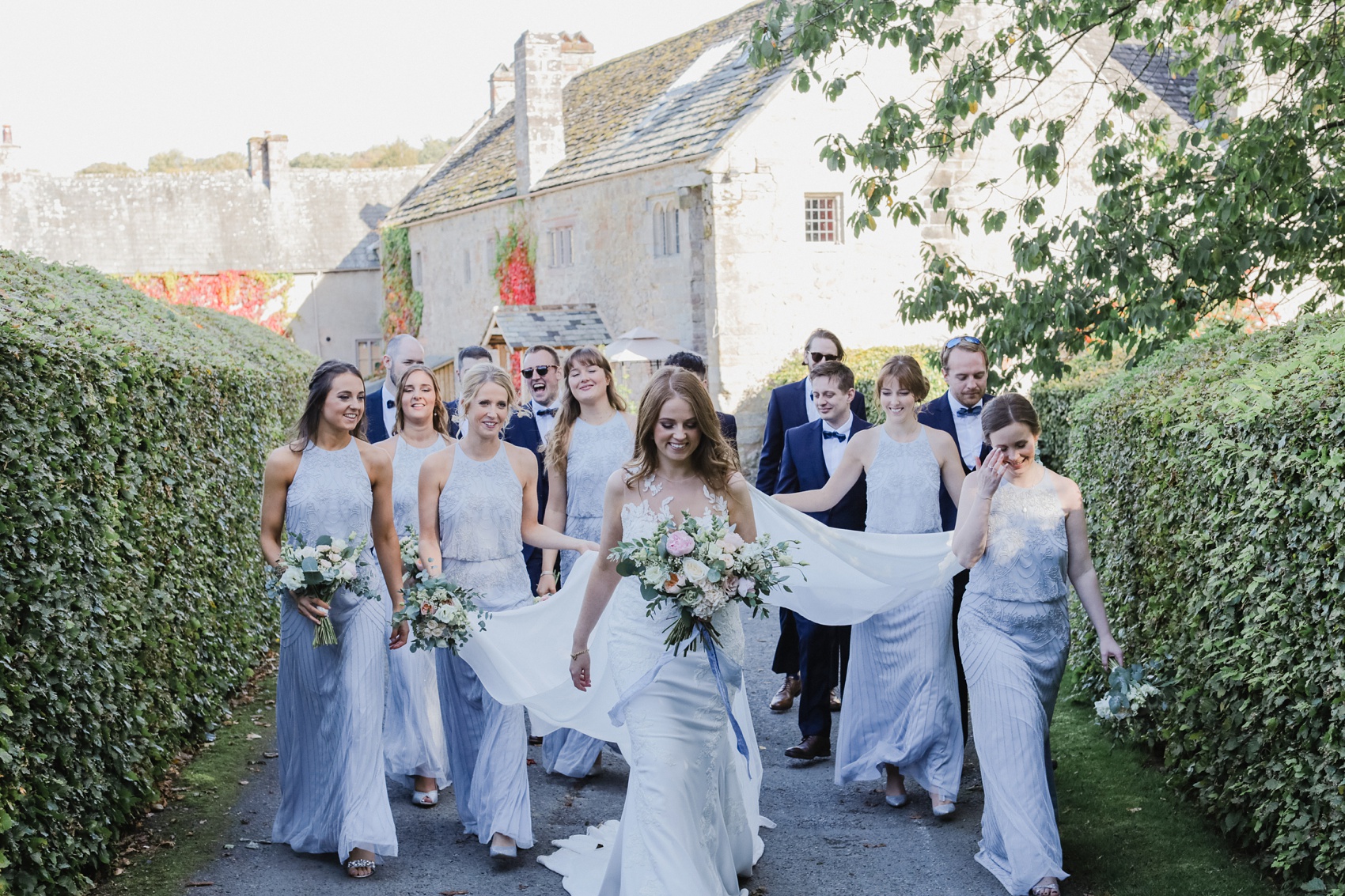 39 St Patrick dress Askham Hall wedding Lake District