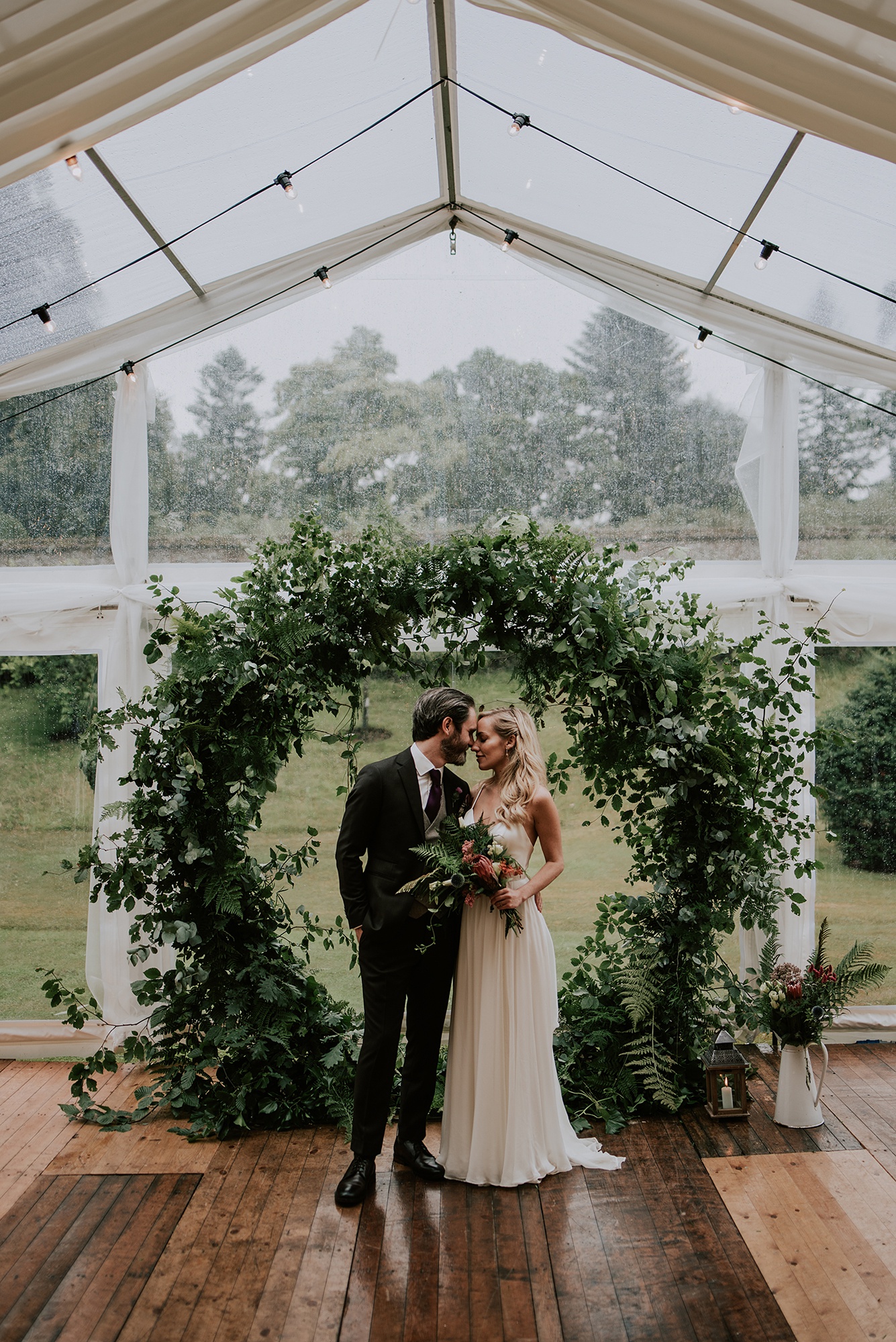 40 BHLDN dress natural botanical castle wedding Scotland