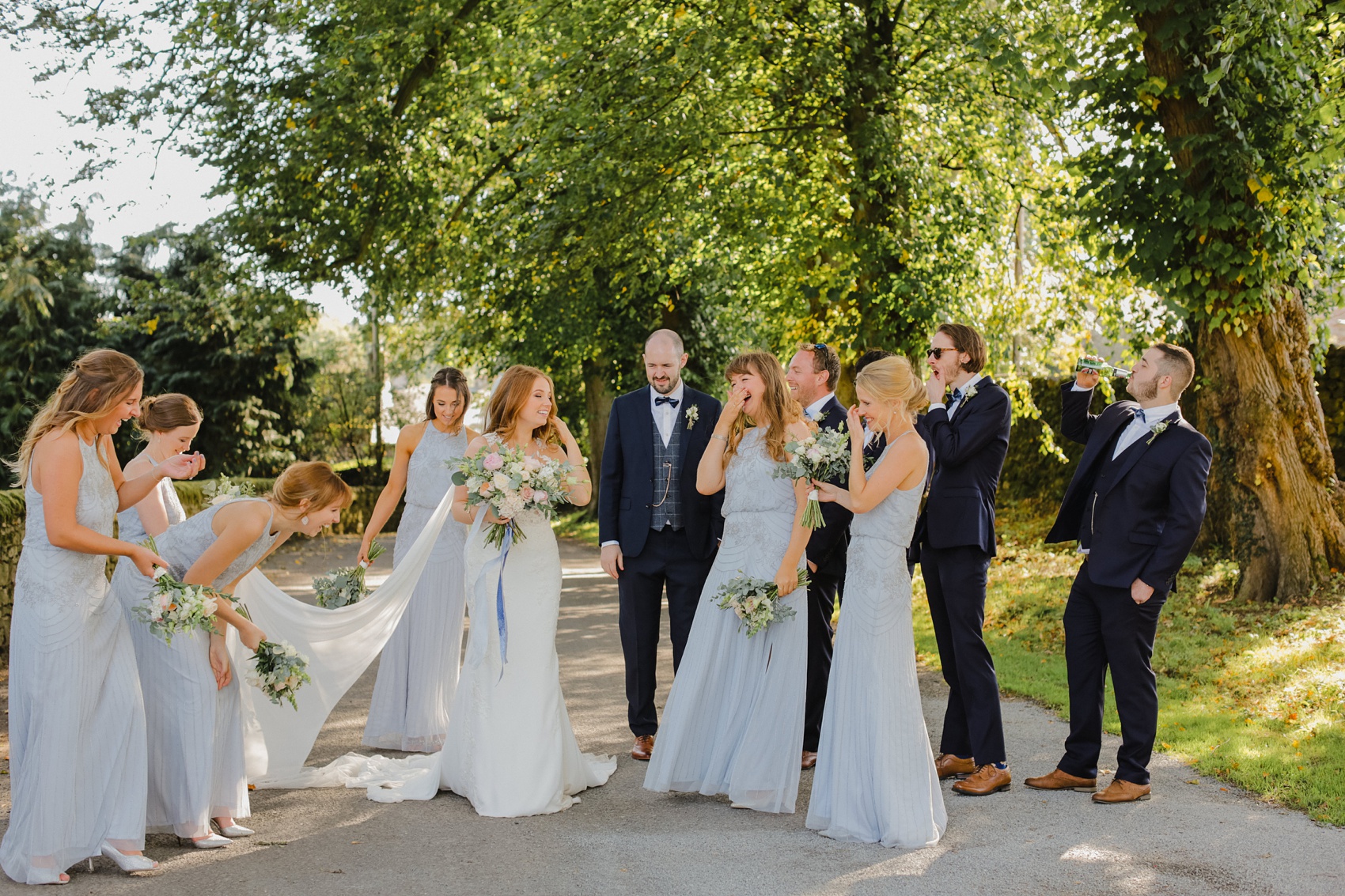 40 St Patrick dress Askham Hall wedding Lake District