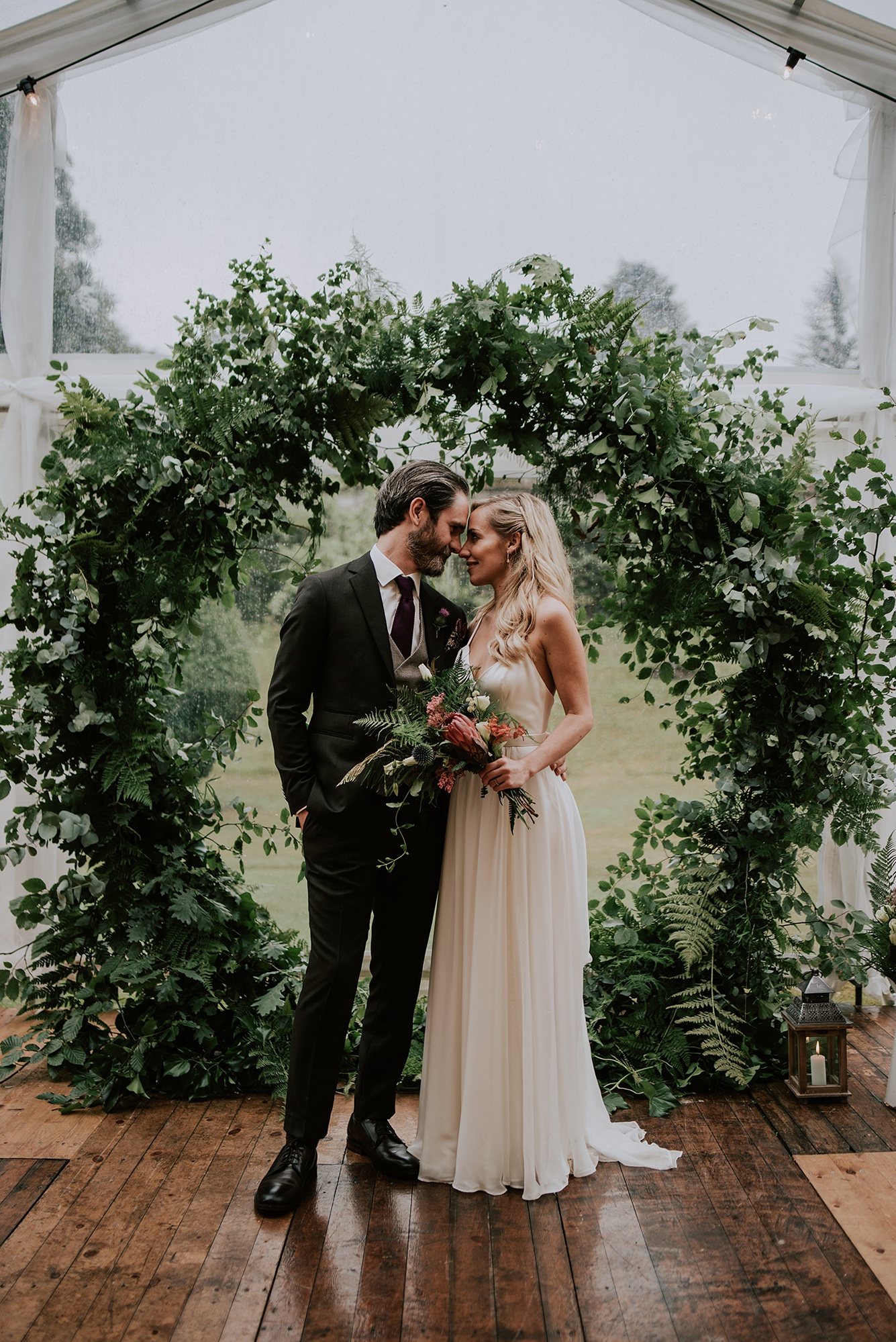 41 BHLDN dress natural botanical castle wedding Scotland