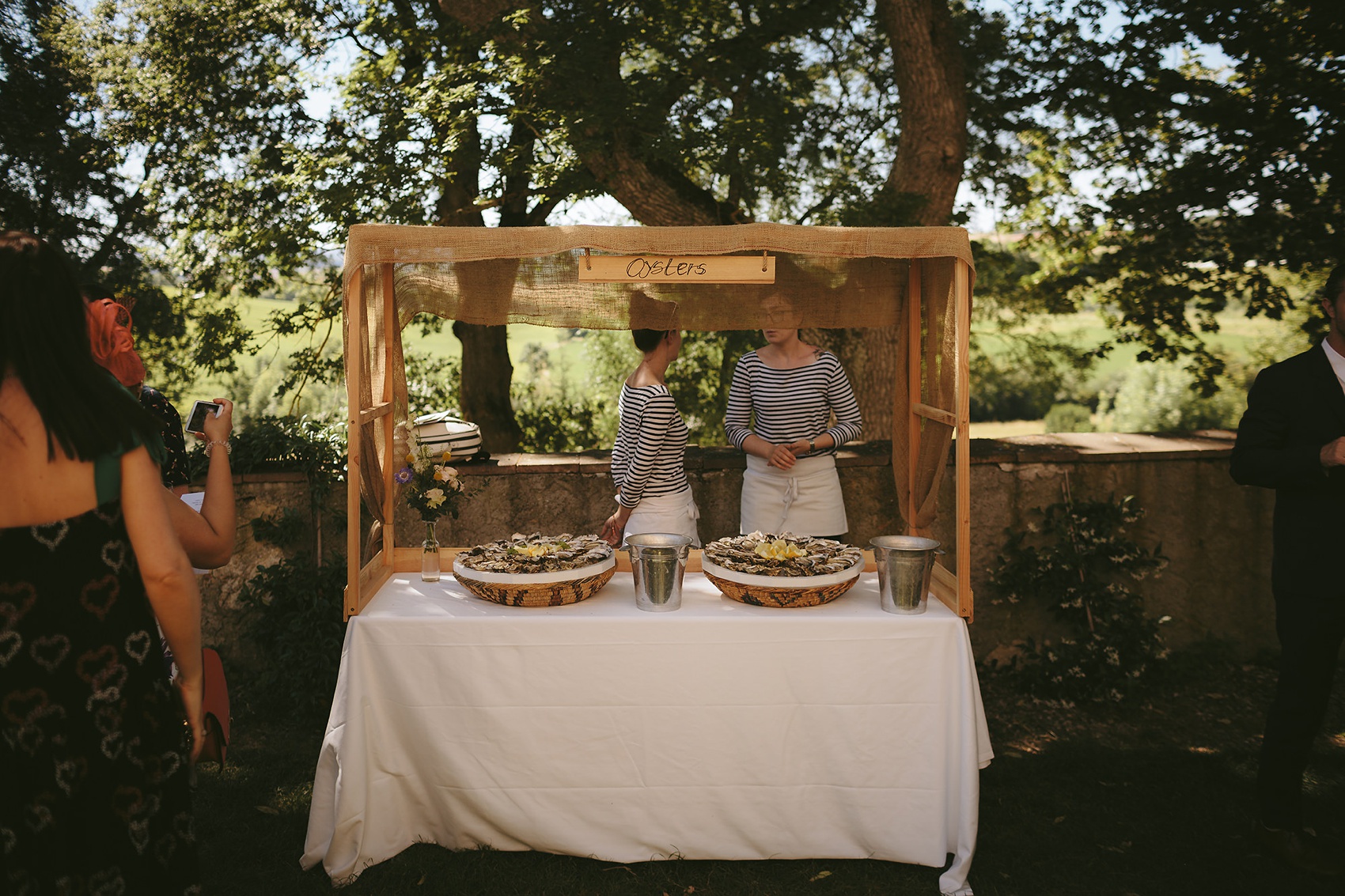 44 Pool party wedding France Chateau de Lartigolle