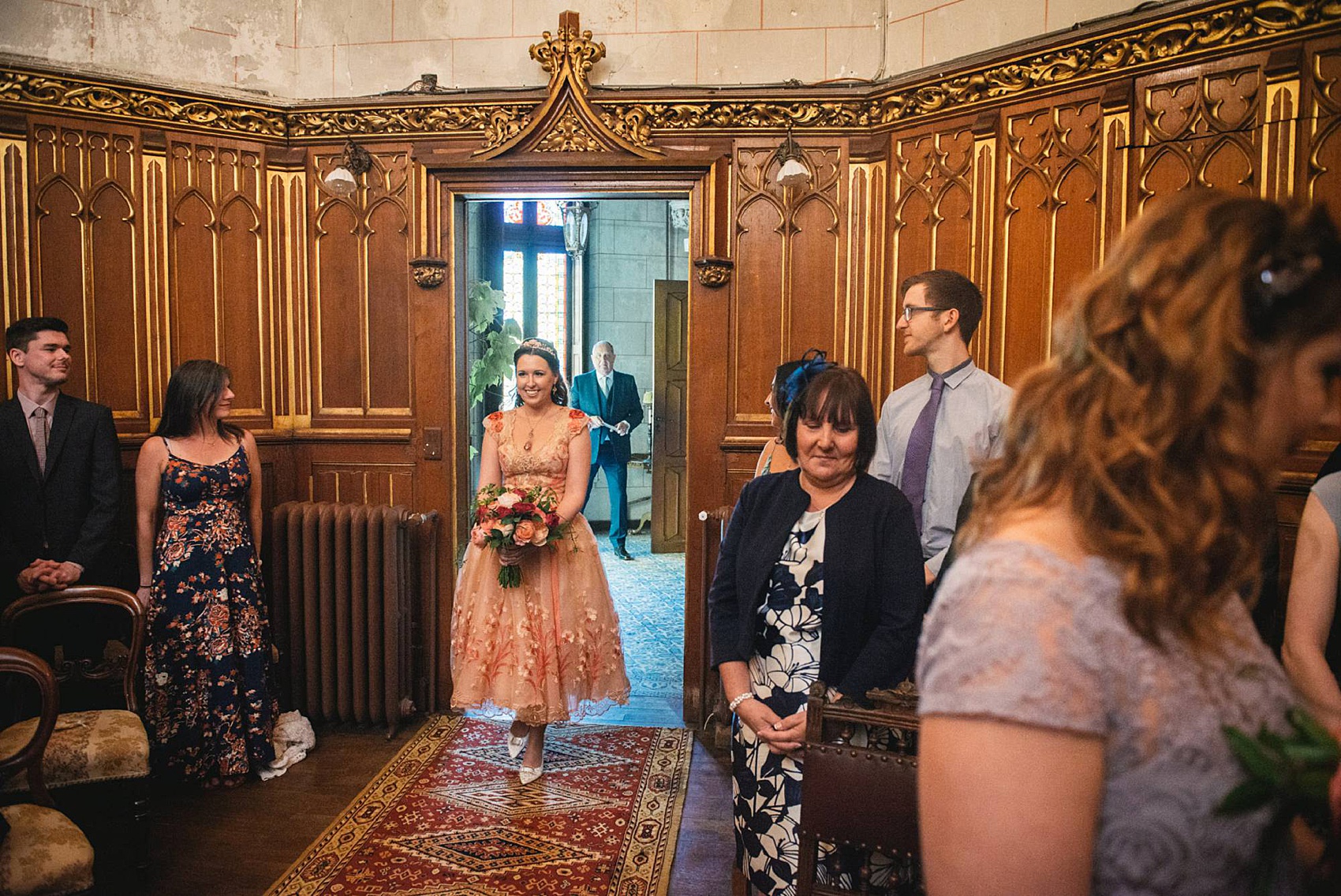 9.Pink romantic Joanne Fleming wedding dress