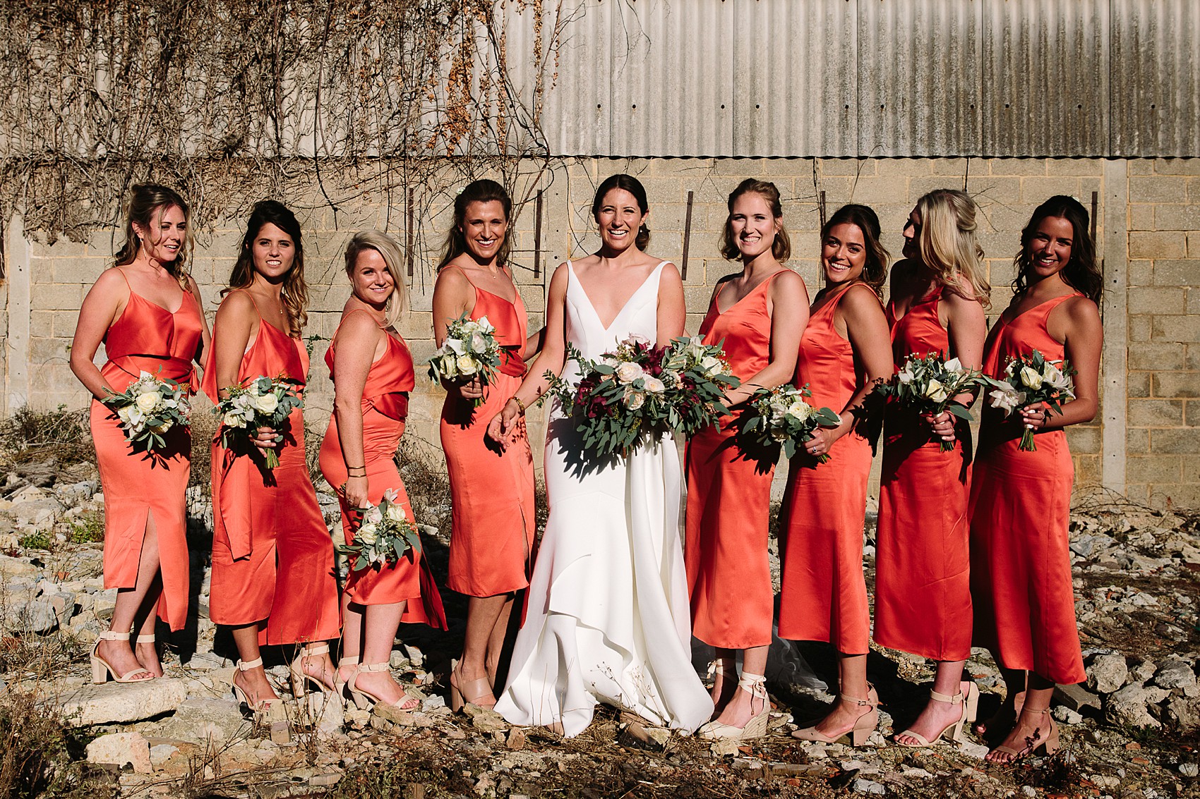 A Chosen By One Day dress tipi wedding  - A Backless Chosen By One Day Dress For A Colourful Oxford Barn Wedding full of Australian Glamour