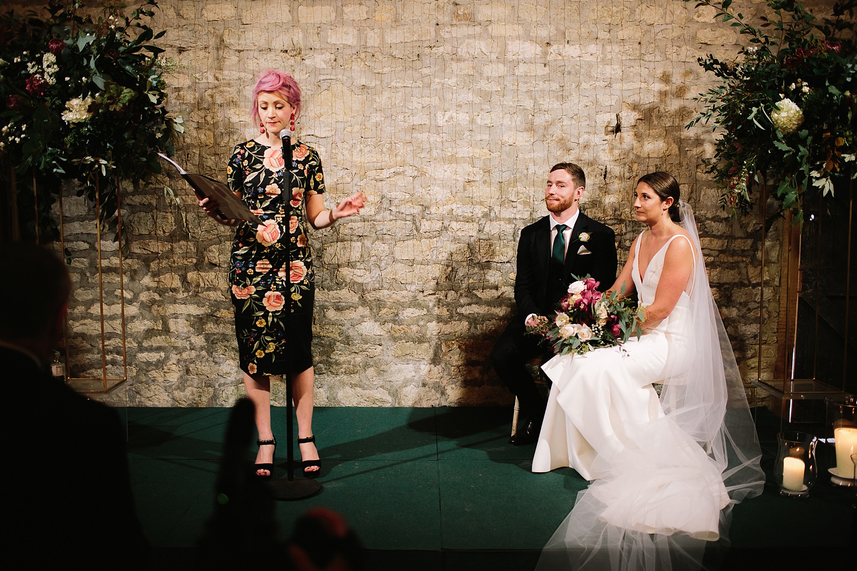 A Chosen By One Day dress tipi wedding  - A Backless Chosen By One Day Dress For A Colourful Oxford Barn Wedding full of Australian Glamour