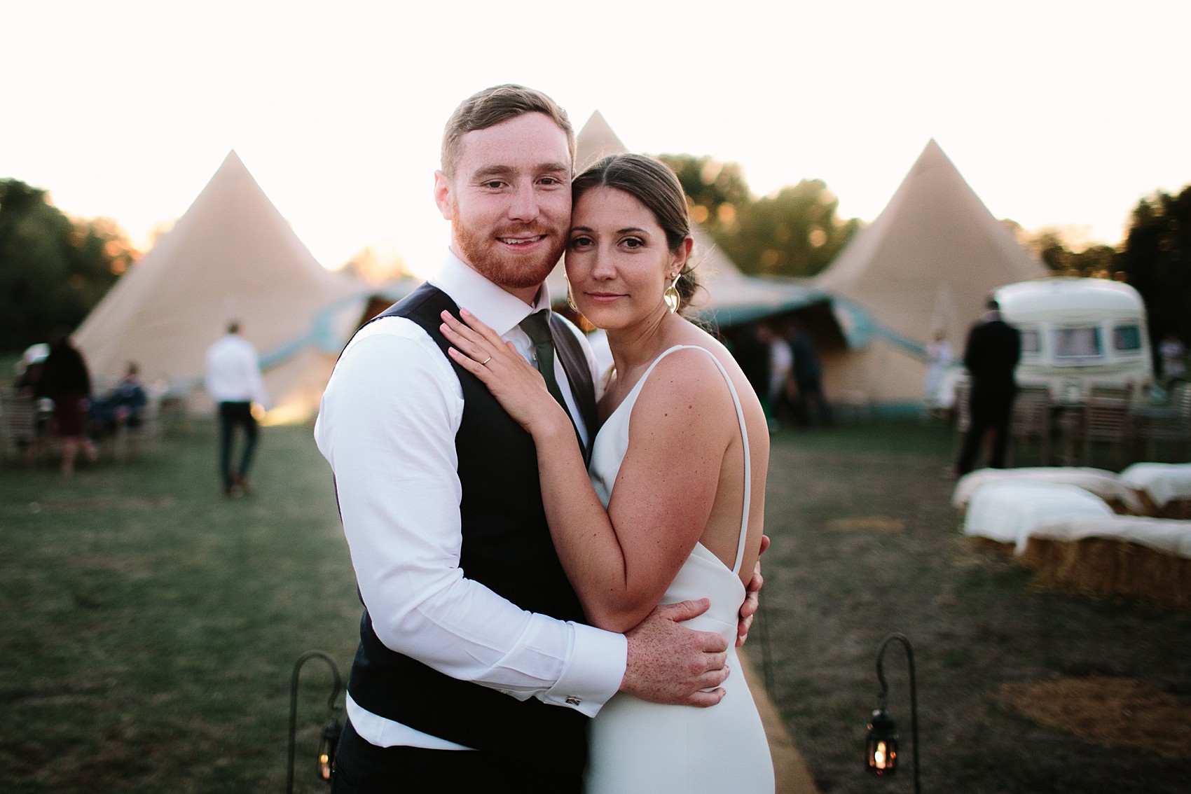 A Chosen By One Day dress tipi wedding  - A Backless Chosen By One Day Dress For A Colourful Oxford Barn Wedding full of Australian Glamour