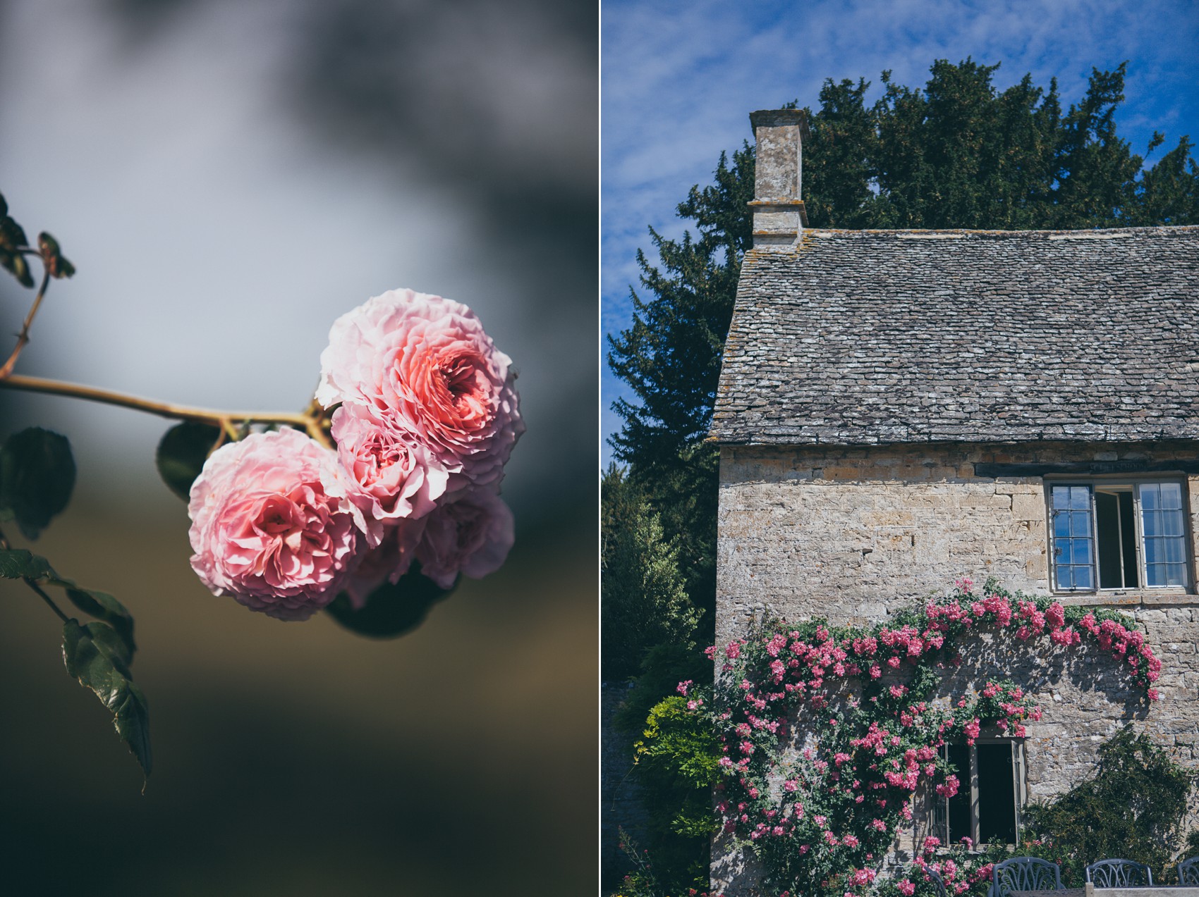 Charlie Brear dress colourful summer garden party wedding Caswell House 1