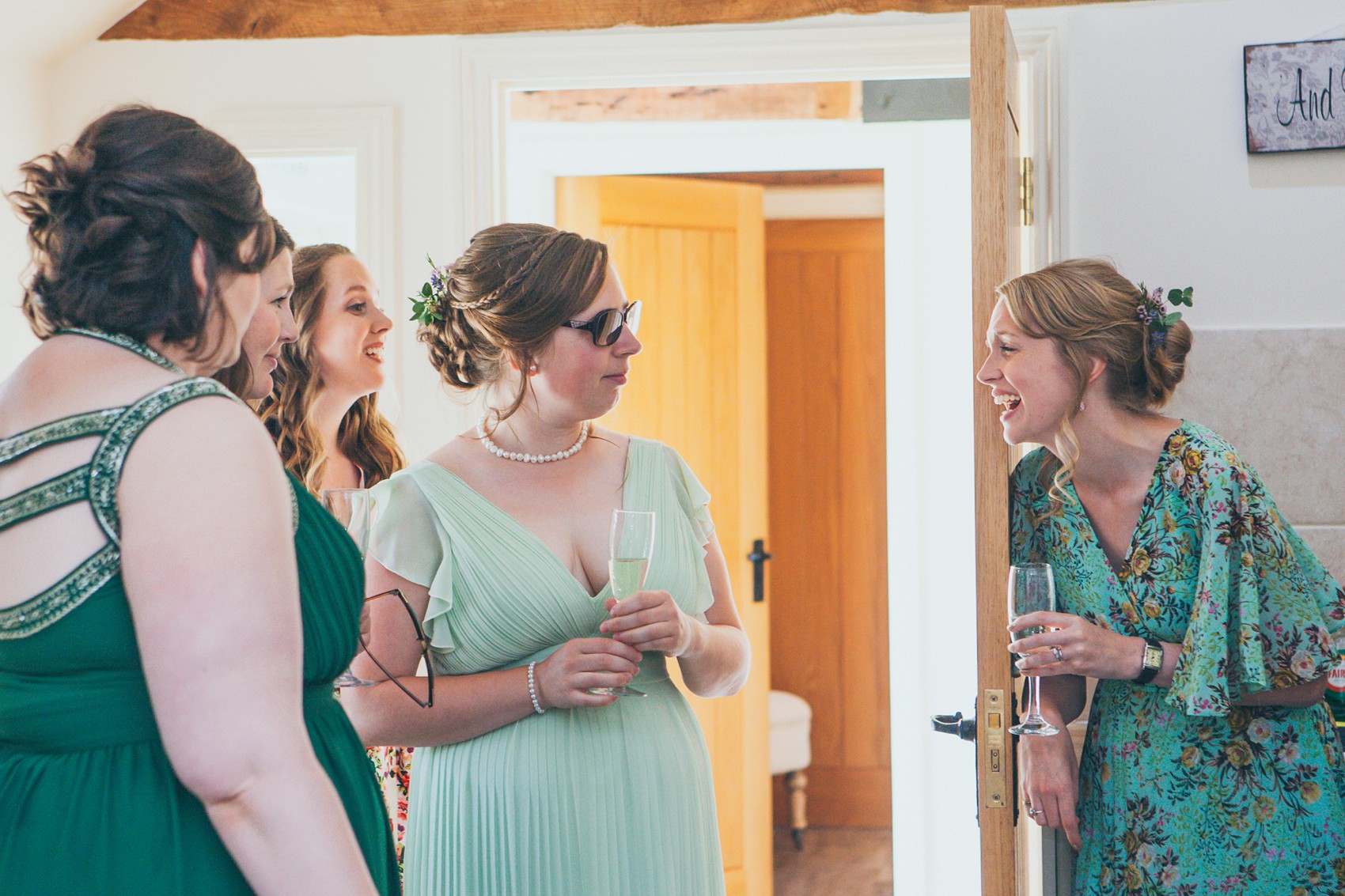 Charlie Brear dress colourful summer garden party wedding Caswell House  - A Timelessly Elegant Charlie Brear Dress for a Summer Garden Party Wedding at Caswell House