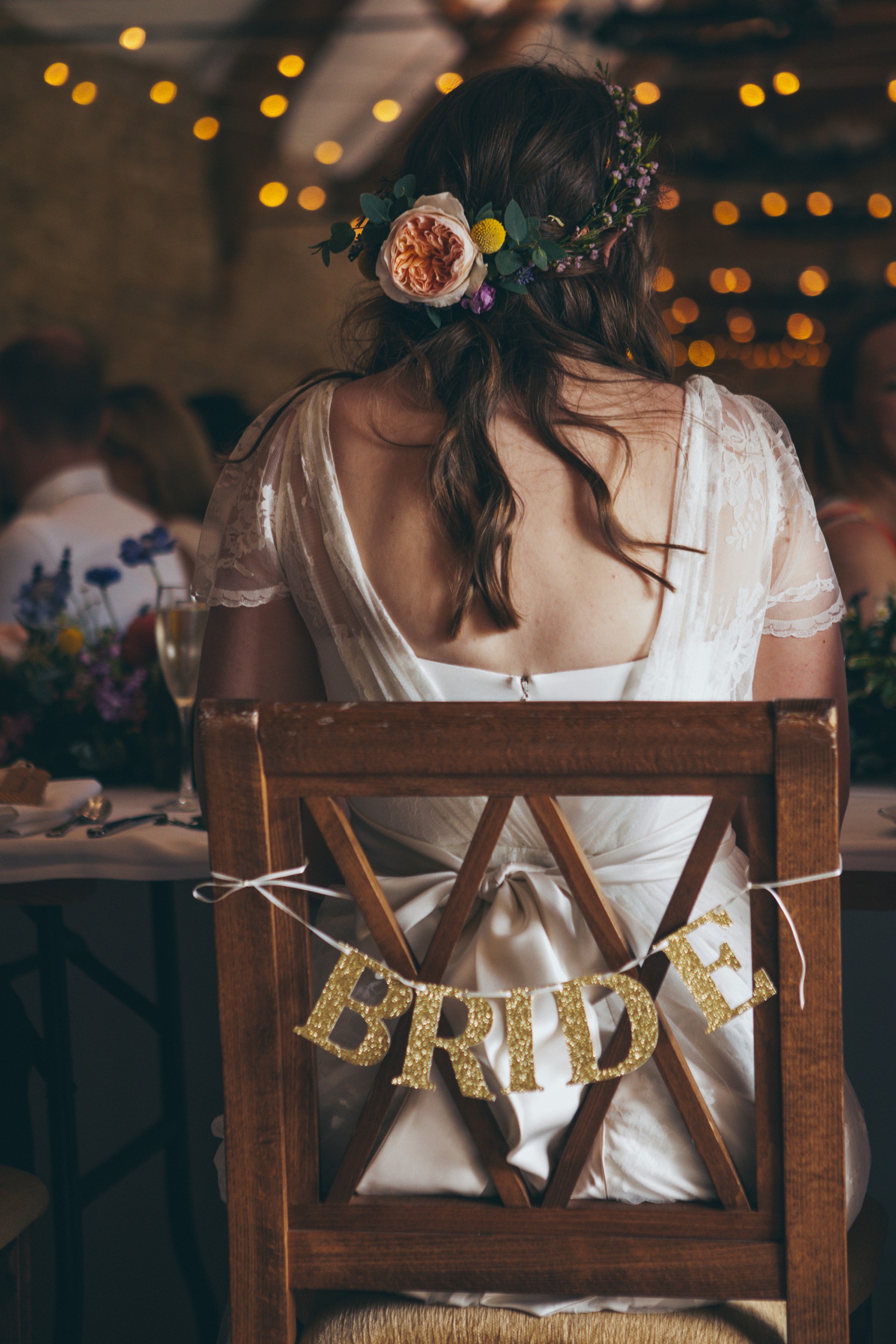 Charlie Brear dress colourful summer garden party wedding Caswell House  - A Timelessly Elegant Charlie Brear Dress for a Summer Garden Party Wedding at Caswell House