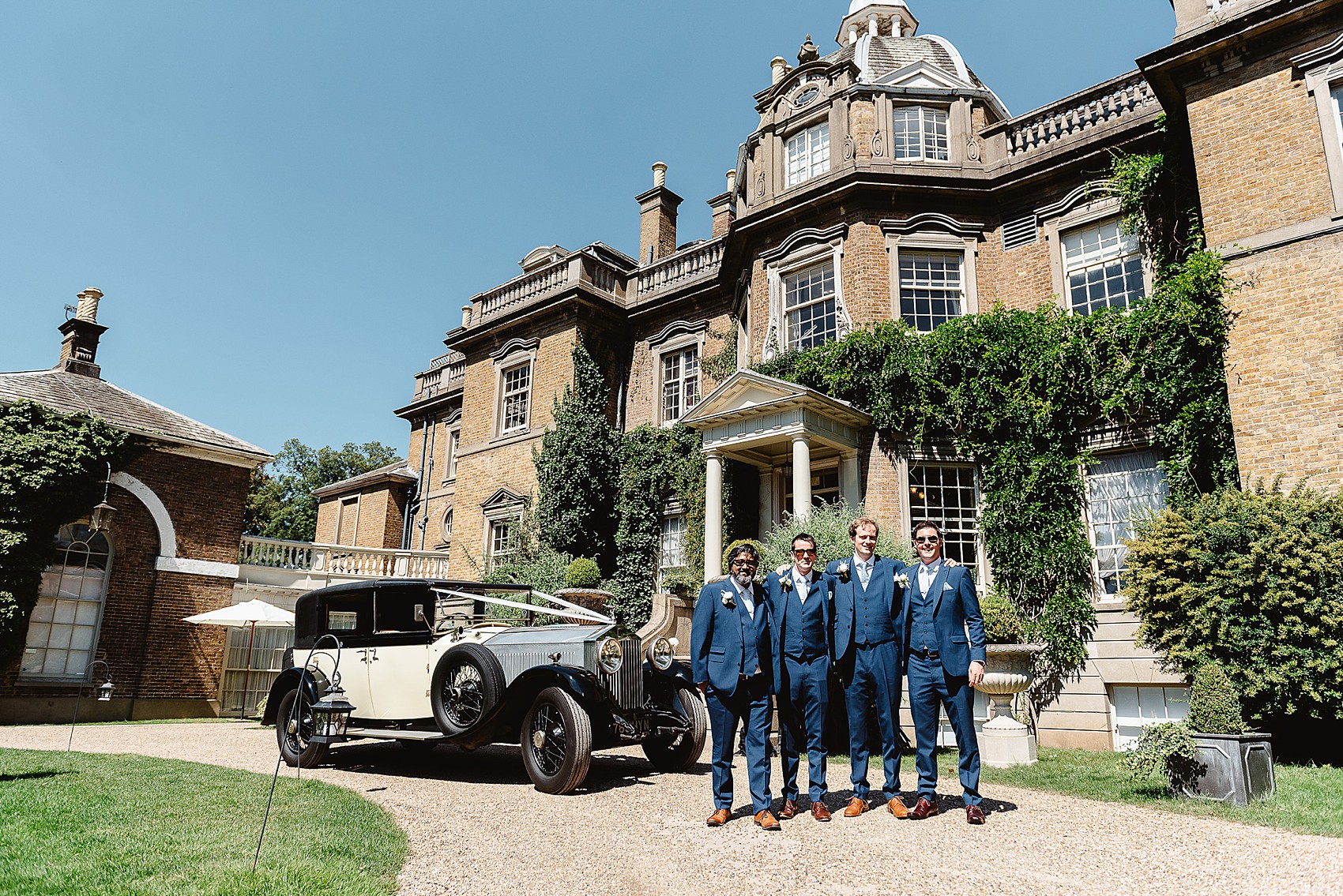 Maggie Sottero Hampton Court House wedding 13