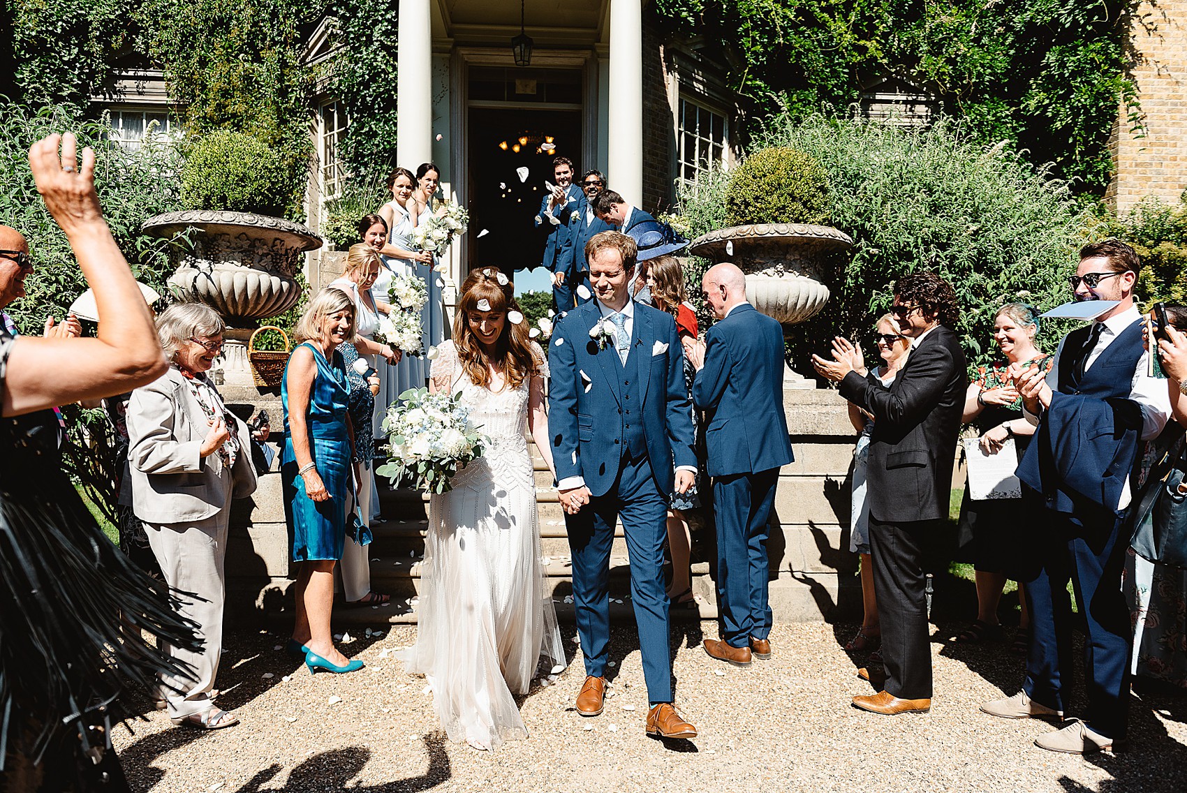 Maggie Sottero Hampton Court House wedding 27