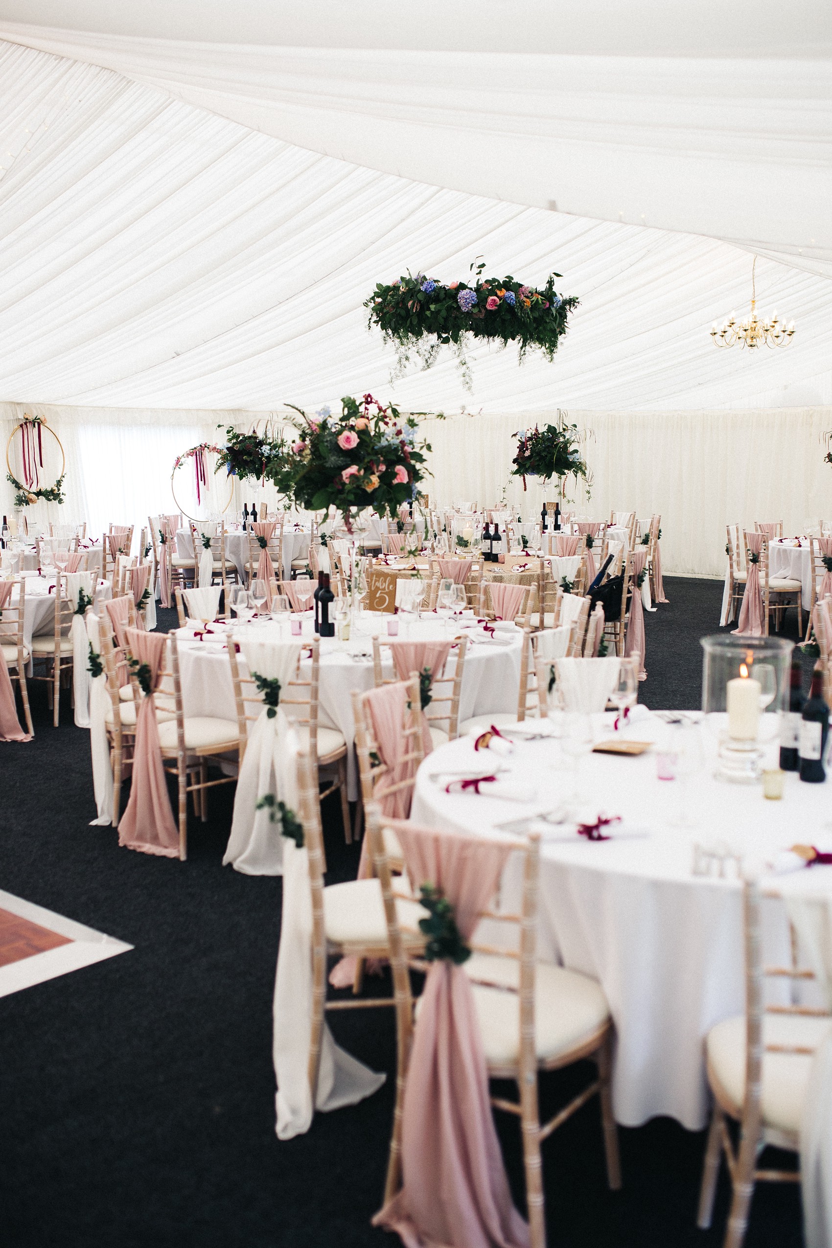 Martina Liana bride colourful flowers Summer wedding  - A Martina Liana Dress with Illusion Tulle for a Bright + Colourful Summer Marquee Wedding in North Yorkshire