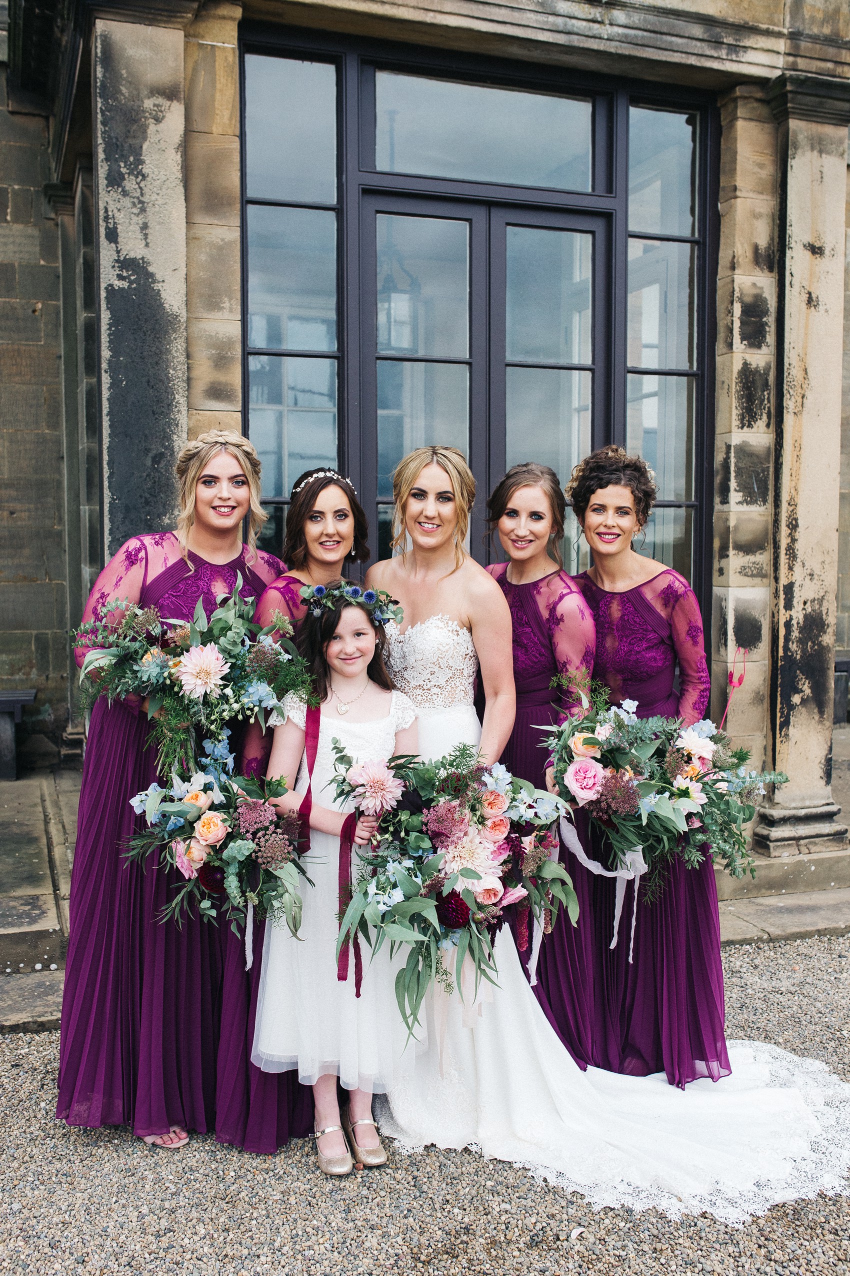 Martina Liana bride colourful flowers Summer wedding 36