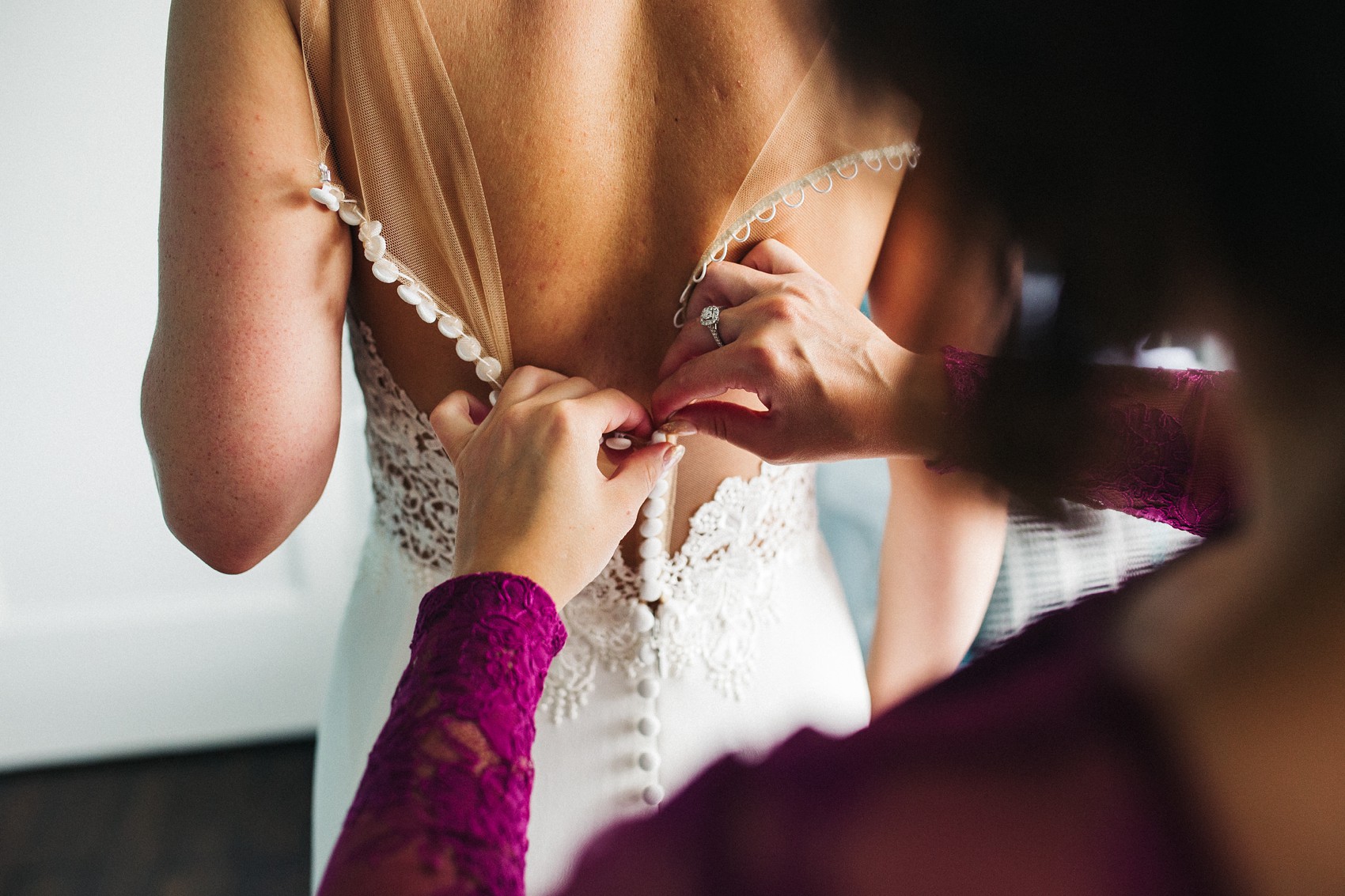 Martina Liana bride colourful flowers Summer wedding  - A Martina Liana Dress with Illusion Tulle for a Bright + Colourful Summer Marquee Wedding in North Yorkshire