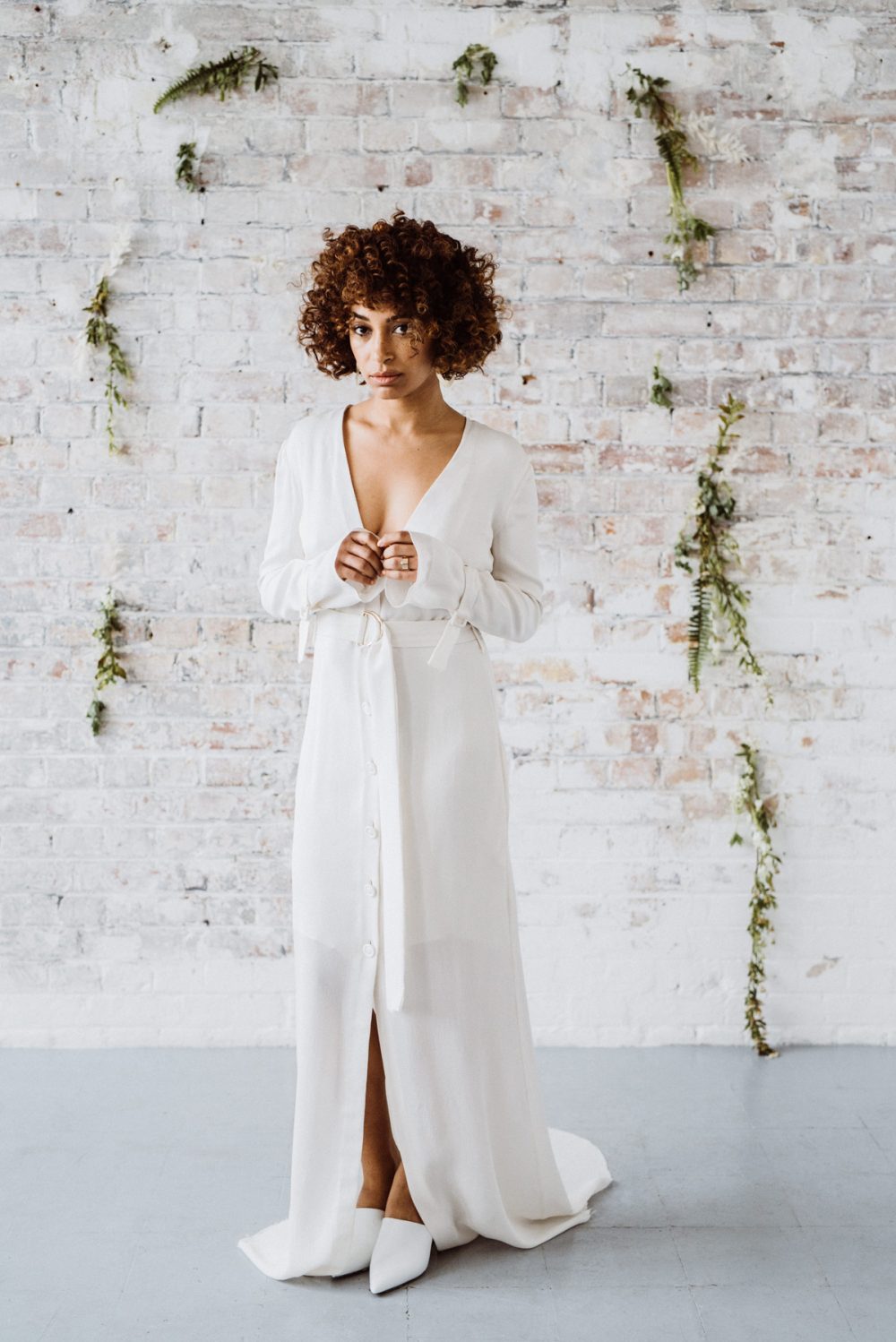 Modern Minimalist Wedding Dress Modern Fashion Bride