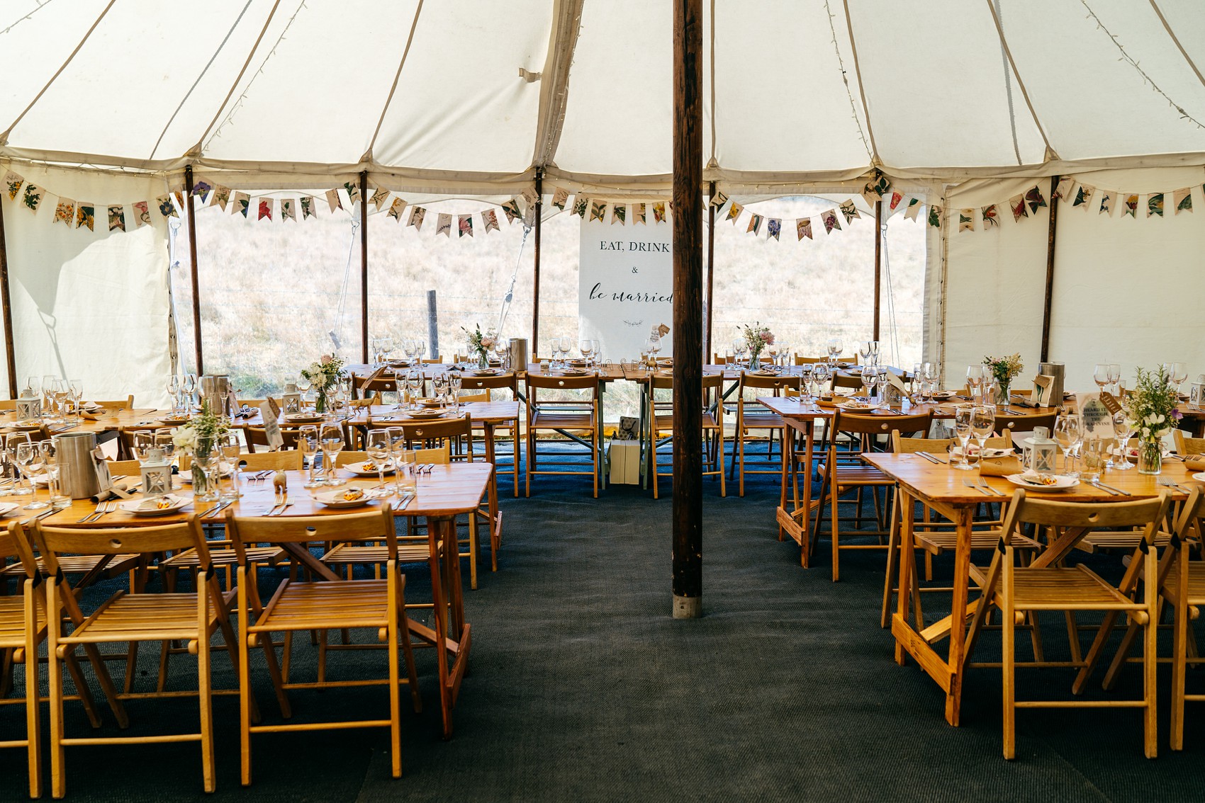 Needle Thread dress Yorkshire Barn wedding 16