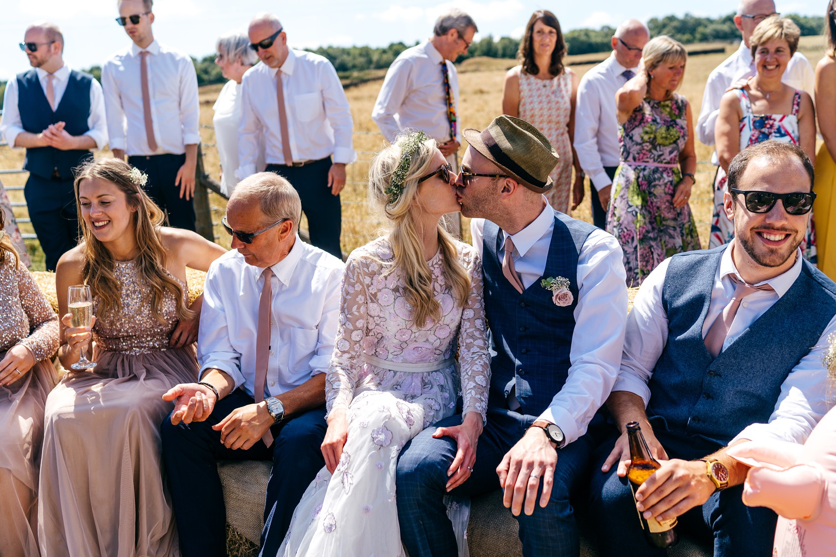 Needle Thread dress Yorkshire Barn wedding 30