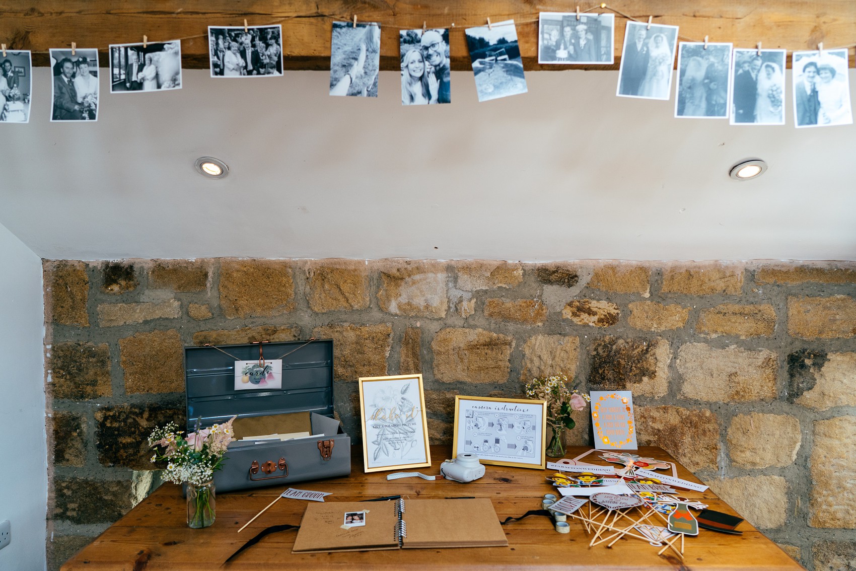 Needle Thread dress Yorkshire Barn wedding  - A Needle & Thread Dress for a Fun and Family Friendly DIY Yorkshire Barn + Yurt Wedding